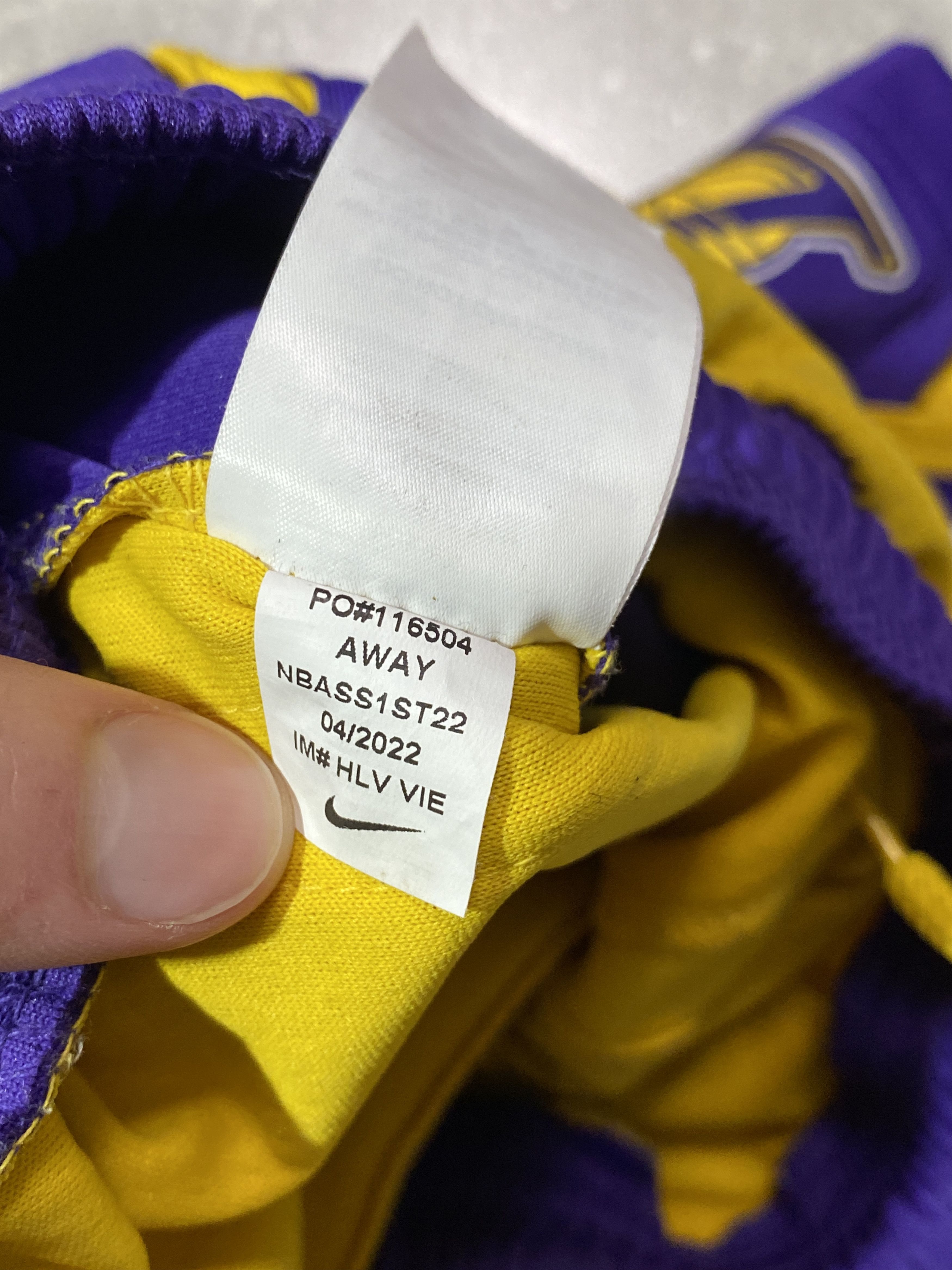 Nike Nike x L.A Lakers NBA Basketball Shorts Size US 32 / EU 48 - 12 Thumbnail