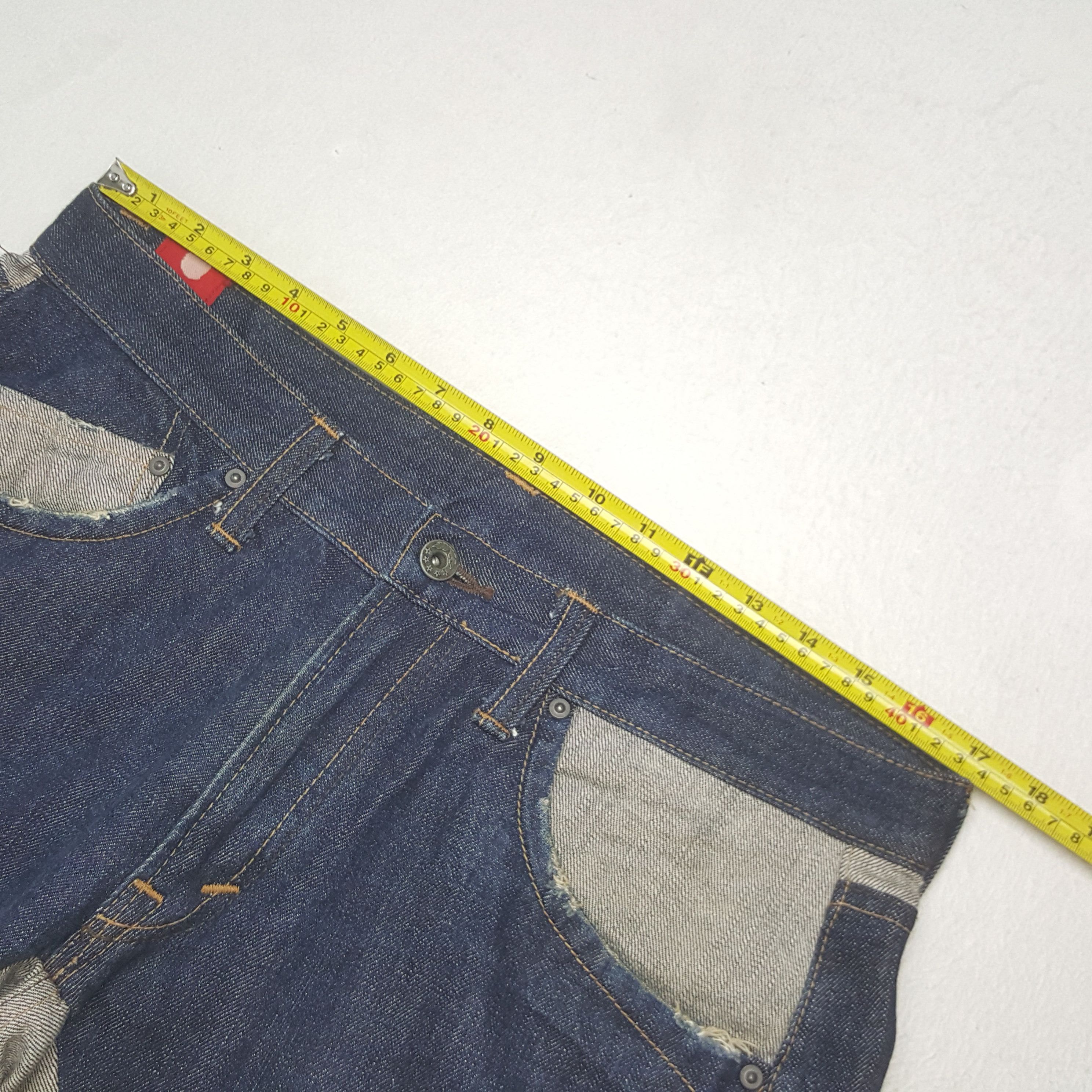 Japanese Brand Vintage Blue Way Rare Style Japanese Denim Jeans RR29 Size US 34 / EU 50 - 9 Thumbnail