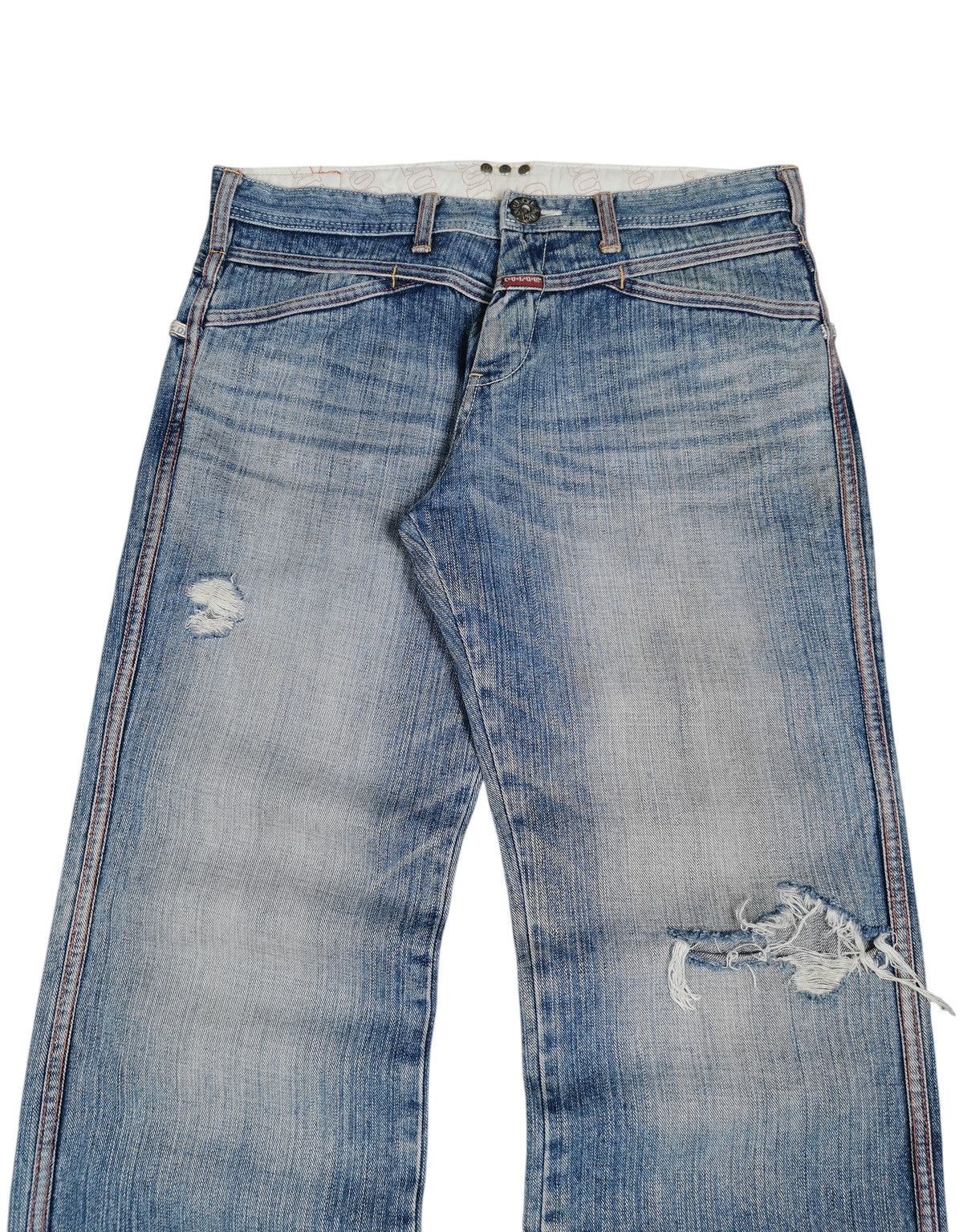 Japanese Brand Japanese Brands Cocolulu Distressed Denim Jeans 🔹A396 Size US 33 - 3 Thumbnail