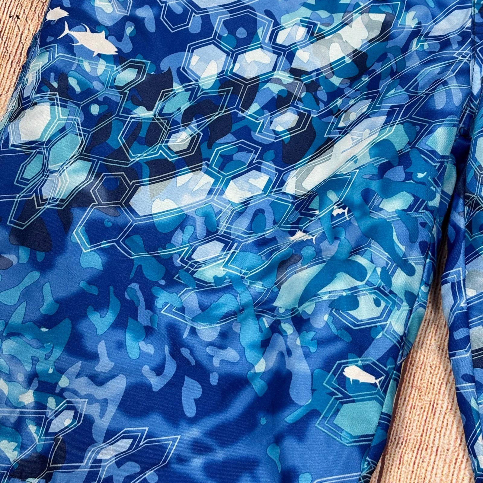 Other Ocean & Coast Boys' Blue Patterned Board Shorts XL NWT Size US 26 / EU 42 - 2 Thumbnail