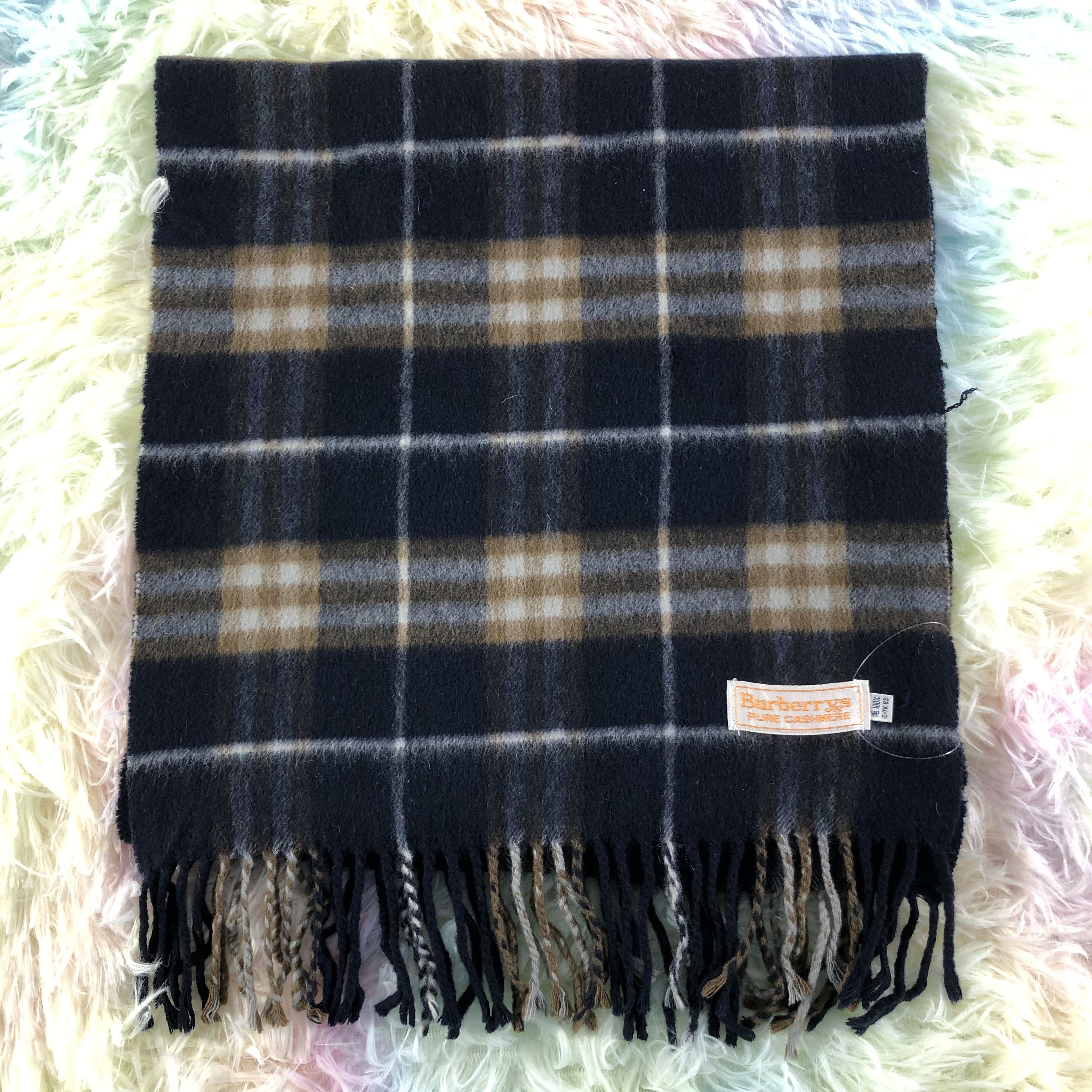 Burberry × Vintage Burberry Scarf / Muffler / Neckwear - KM228 Size ONE SIZE - 2 Thumbnail