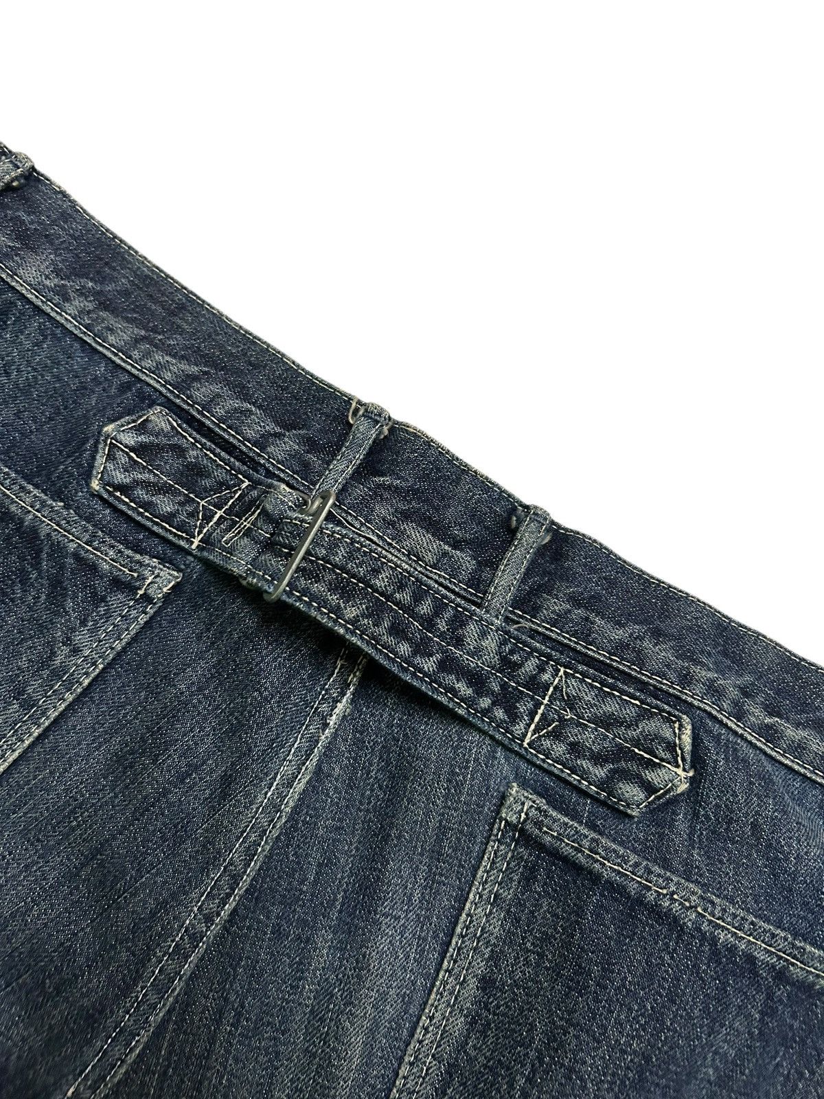 Kapital × Kapital Kountry KAPITAL FLARE SELVEDGE BUCKLE BACK DISTRESSED DENIM ☠️☠️🎌 Size US 31 - 4 Thumbnail