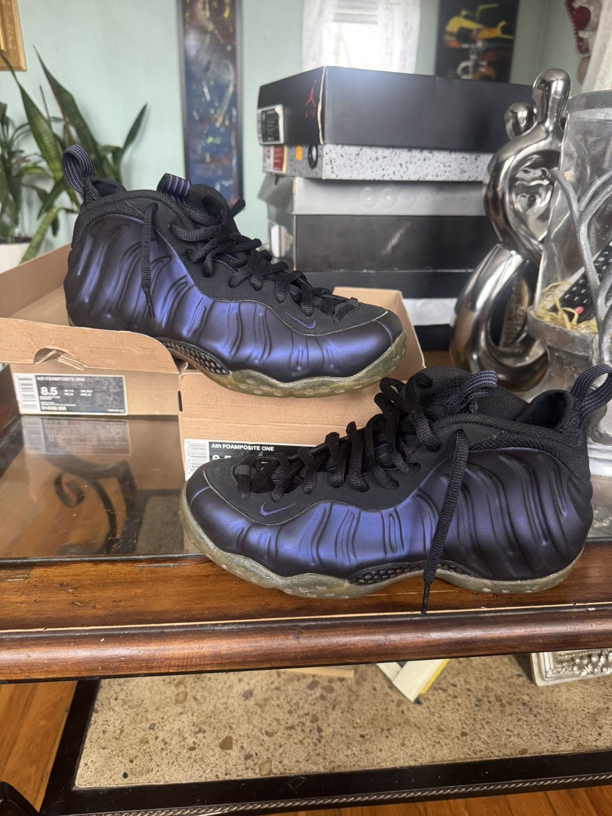 Nike Vintage 2009 Nike Air Foamposite “Eggplant” – Classic Pair 🔥 Size US 8.5 / EU 41-42 - 1 Thumbnail