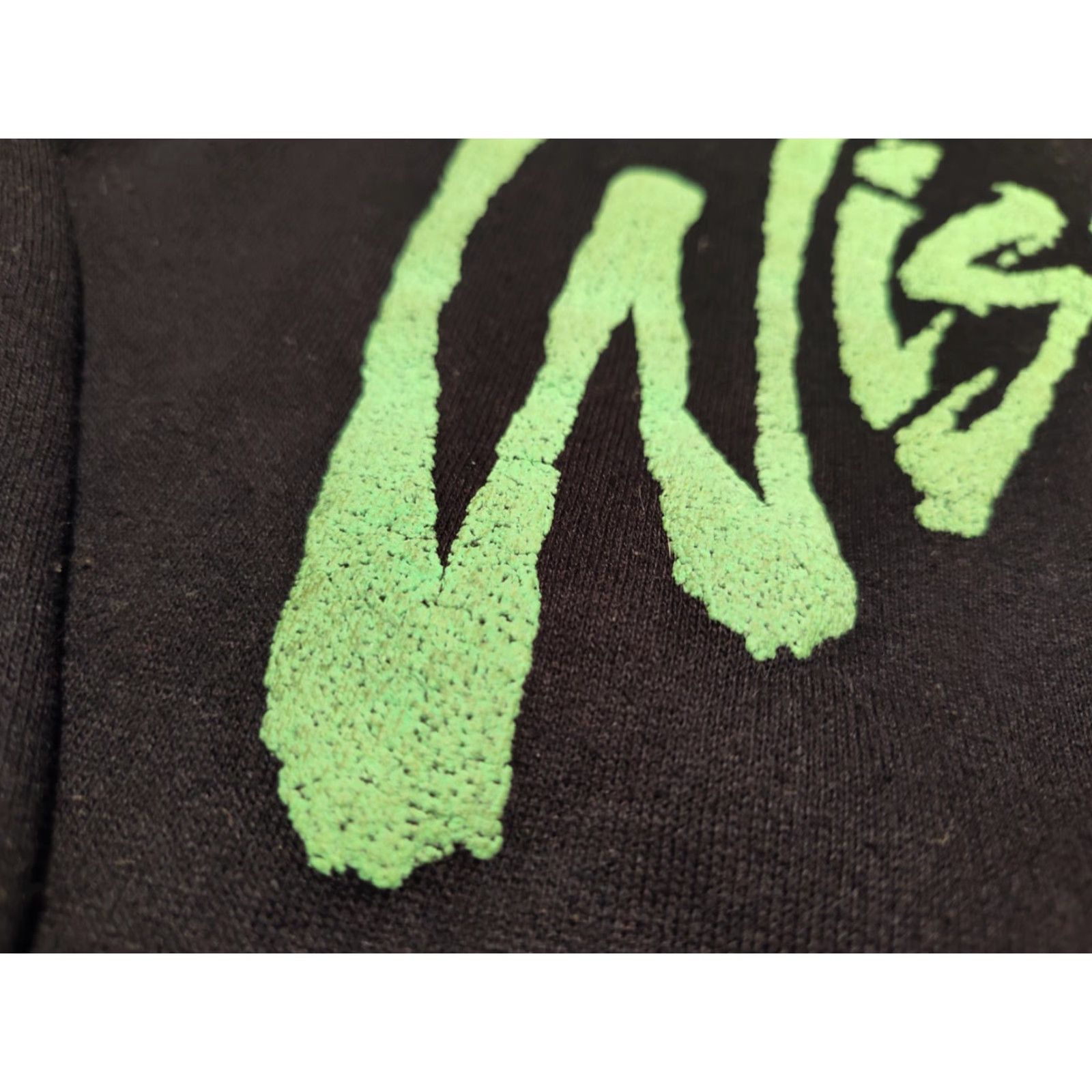 Jerzees VINTAGE 90's WISCONSIN Sweatshirt Made In USA Puff Neon Green Print L Jerzees Size US L / EU 52-54 / 3 - 6 Thumbnail