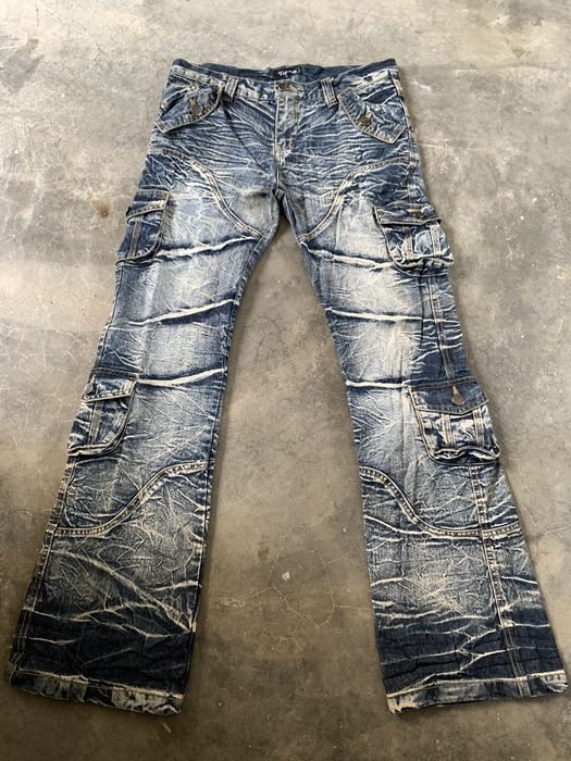 Le Grande Bleu (L.G.B.) Flare Jeans Japanese TOPISM Brand Cargo