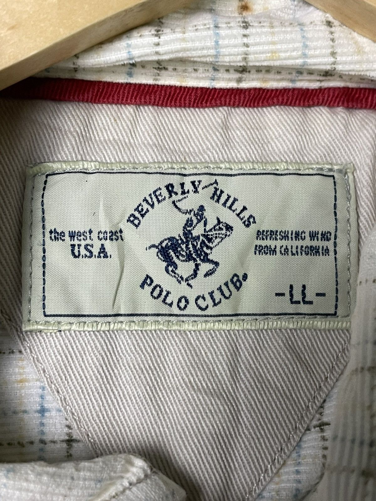Beverly Hills Polo Club × Designer × Vintage Vintage Beverly Hills Polo Club Button Up Shirt (50) Size US L / EU 52-54 / 3 - 5 Thumbnail