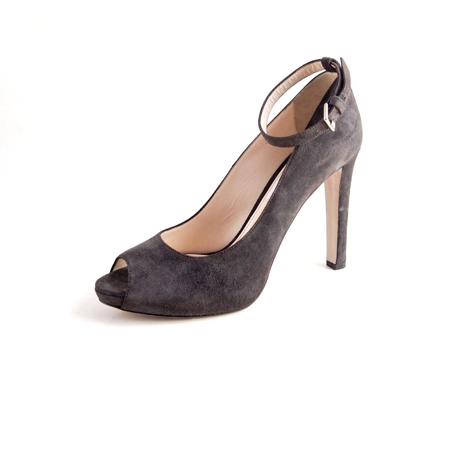 Max Mara Max Mara Open Toe Sandals Brown Suede Womens US 9 EU 39 Size US 9 / IT 39 - 1 Thumbnail