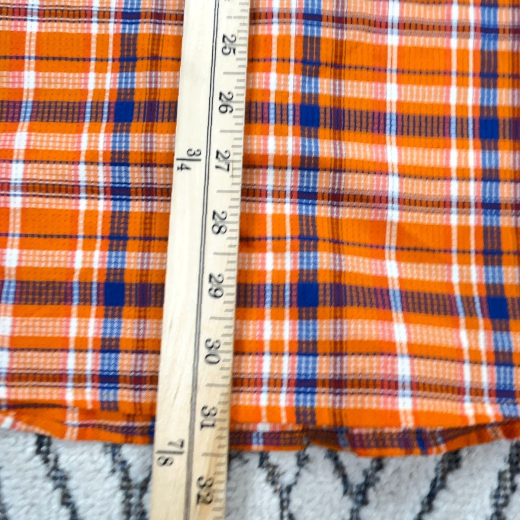 Vintage Duluth Shirt Men Large Orange Plaid Button Up Double Pocket Outdoors Camp River Size US L / EU 52-54 / 3 - 6 Thumbnail