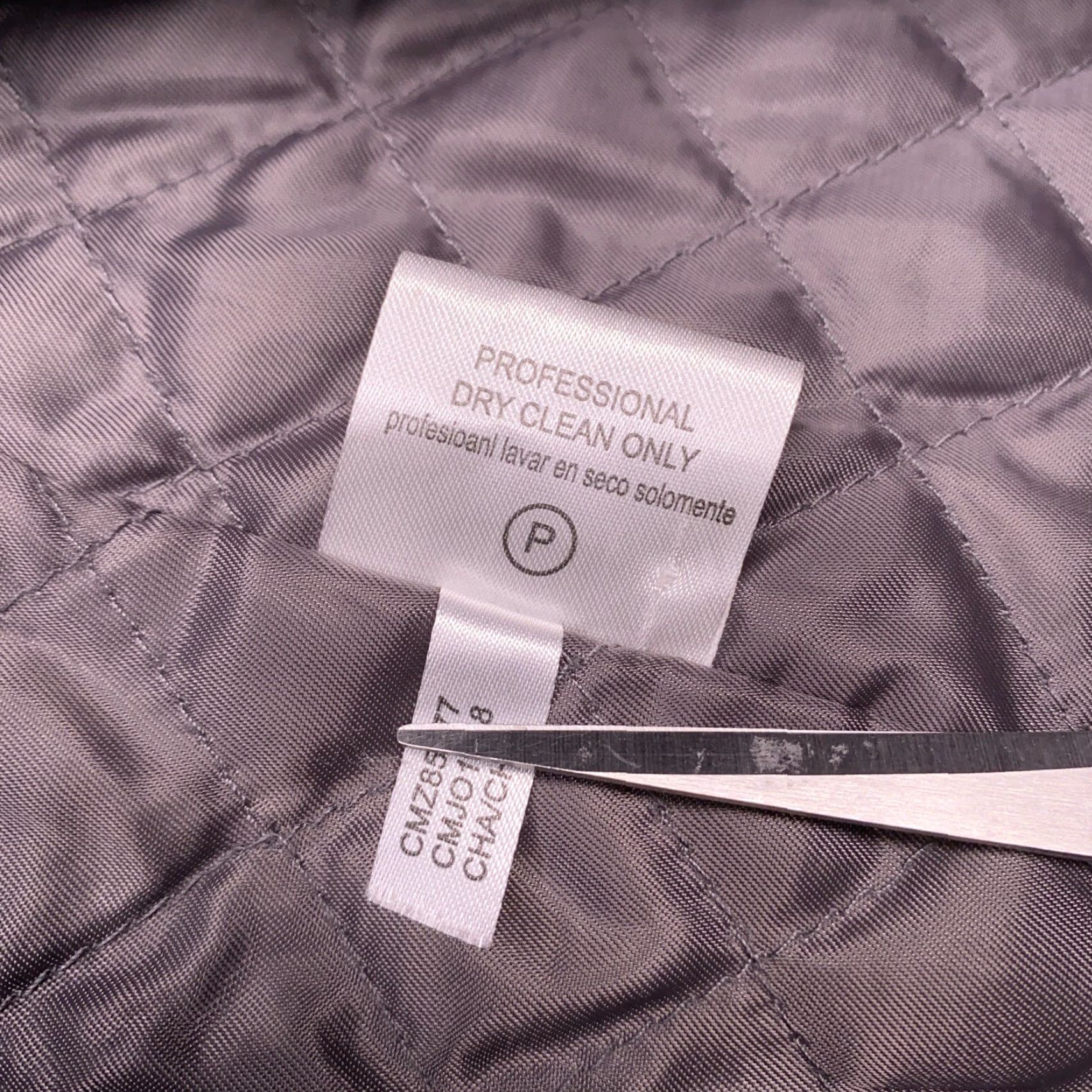 Calvin Klein Calvin Klein Jacket Adult Medium Gray Quilted Lined Wool Blend Full Zip Mens Size US M / EU 48-50 / 2 - 5 Thumbnail