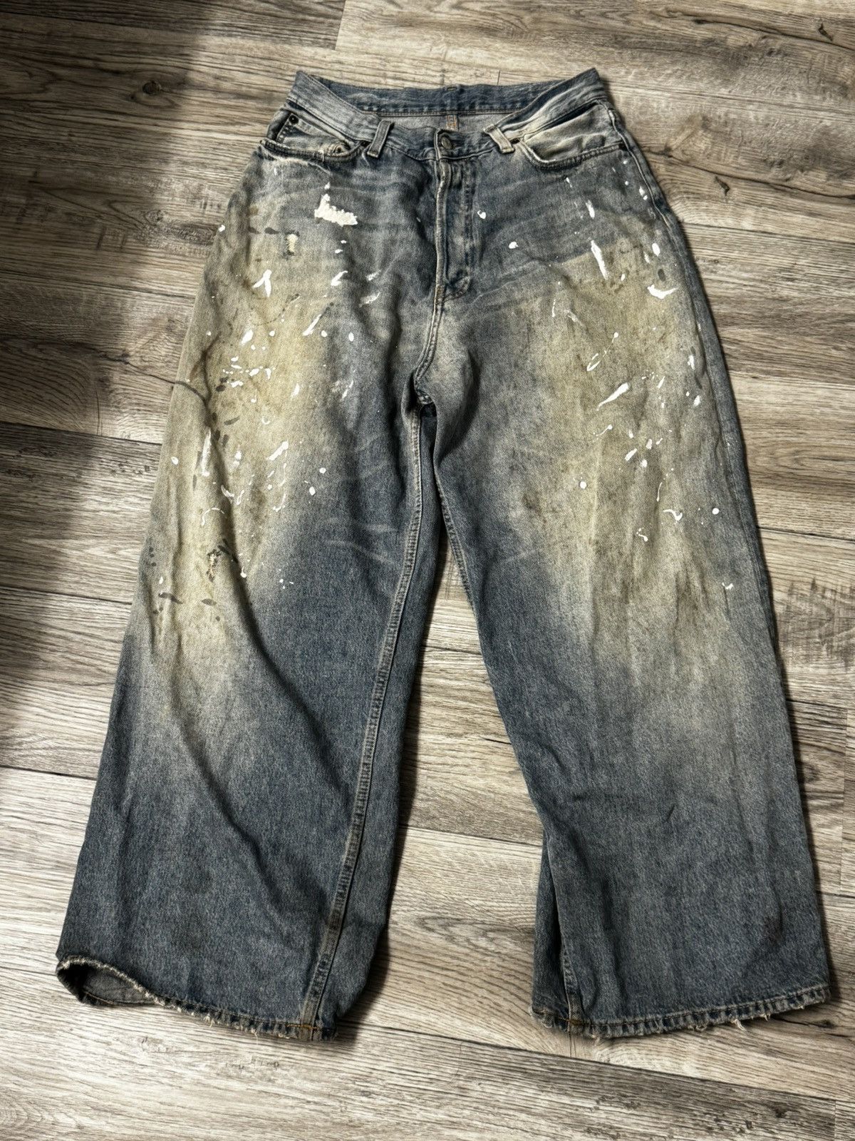 Acne Studios acne studio paint baggy denim Size US 30 / EU 46 - 1 Thumbnail