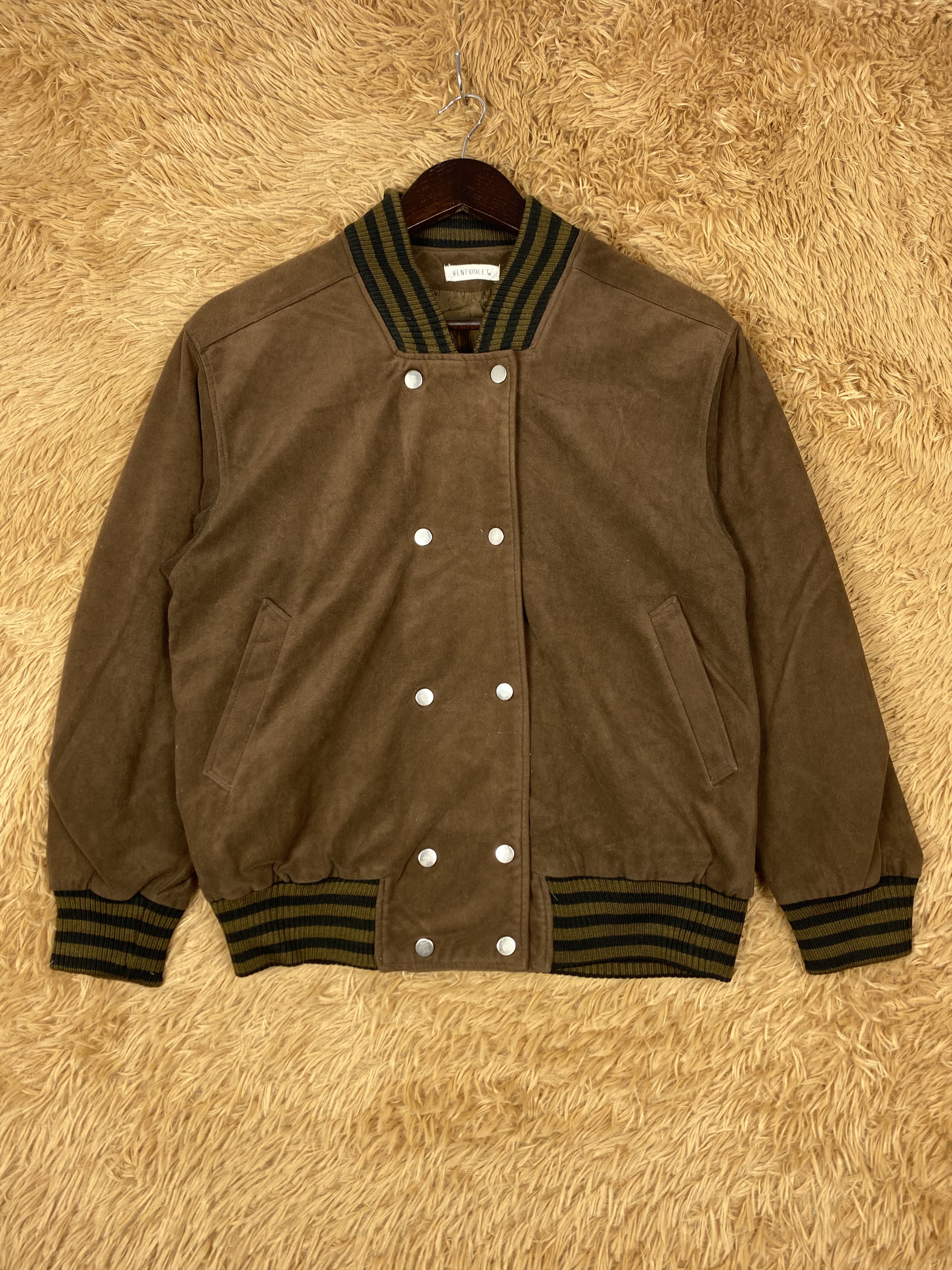Japanese Brand Vintage Vent Violet Varsity Jacket DJ0434 Size US S / EU 44-46 / 1 - 1 Thumbnail