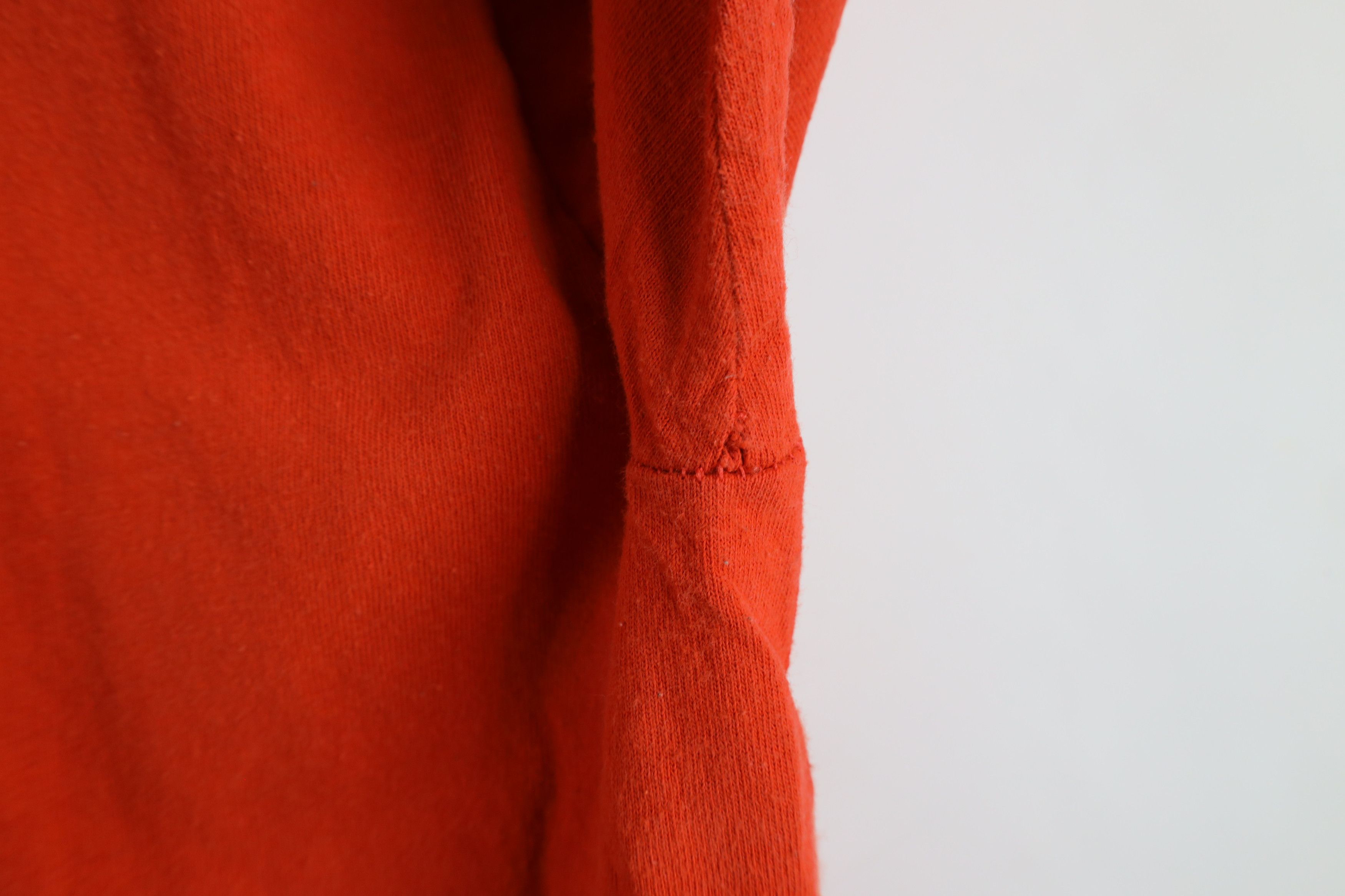 Nike × Vintage Vintage Nike Scott Mini Swoosh Long Sleeve T-Shirt Orange Size US XXL / EU 58 / 5 - 6 Thumbnail