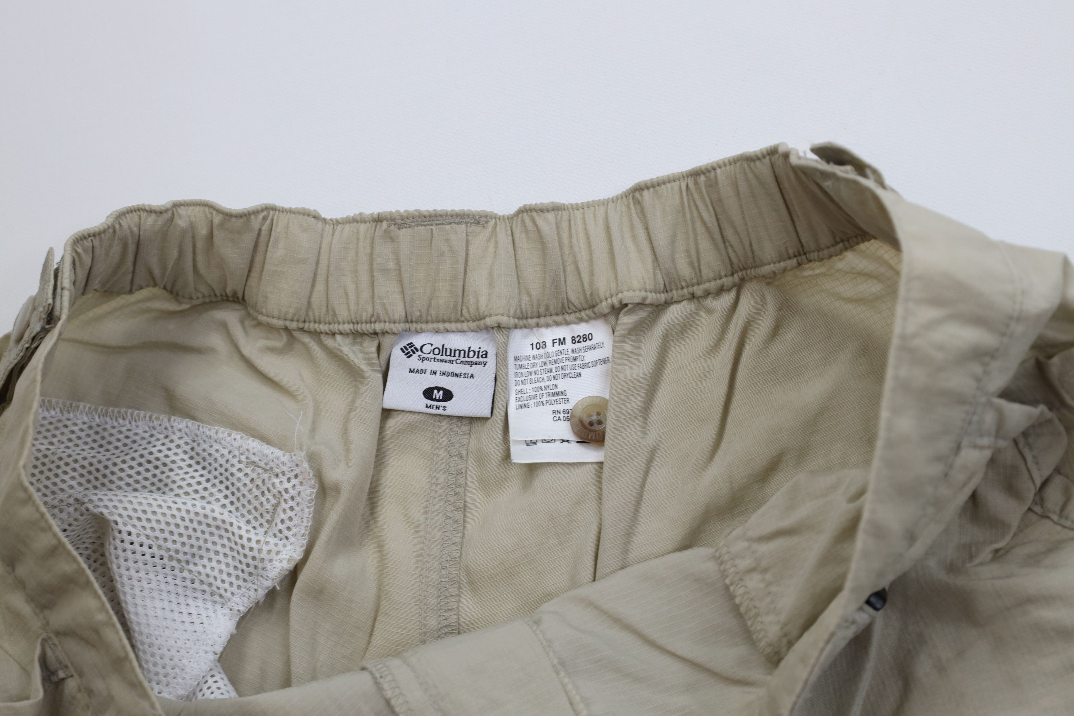 Columbia Vintage Y2K Columbia Convertible Wide Leg Cargo Pants Shorts Size US 34 / EU 50 - 8 Thumbnail