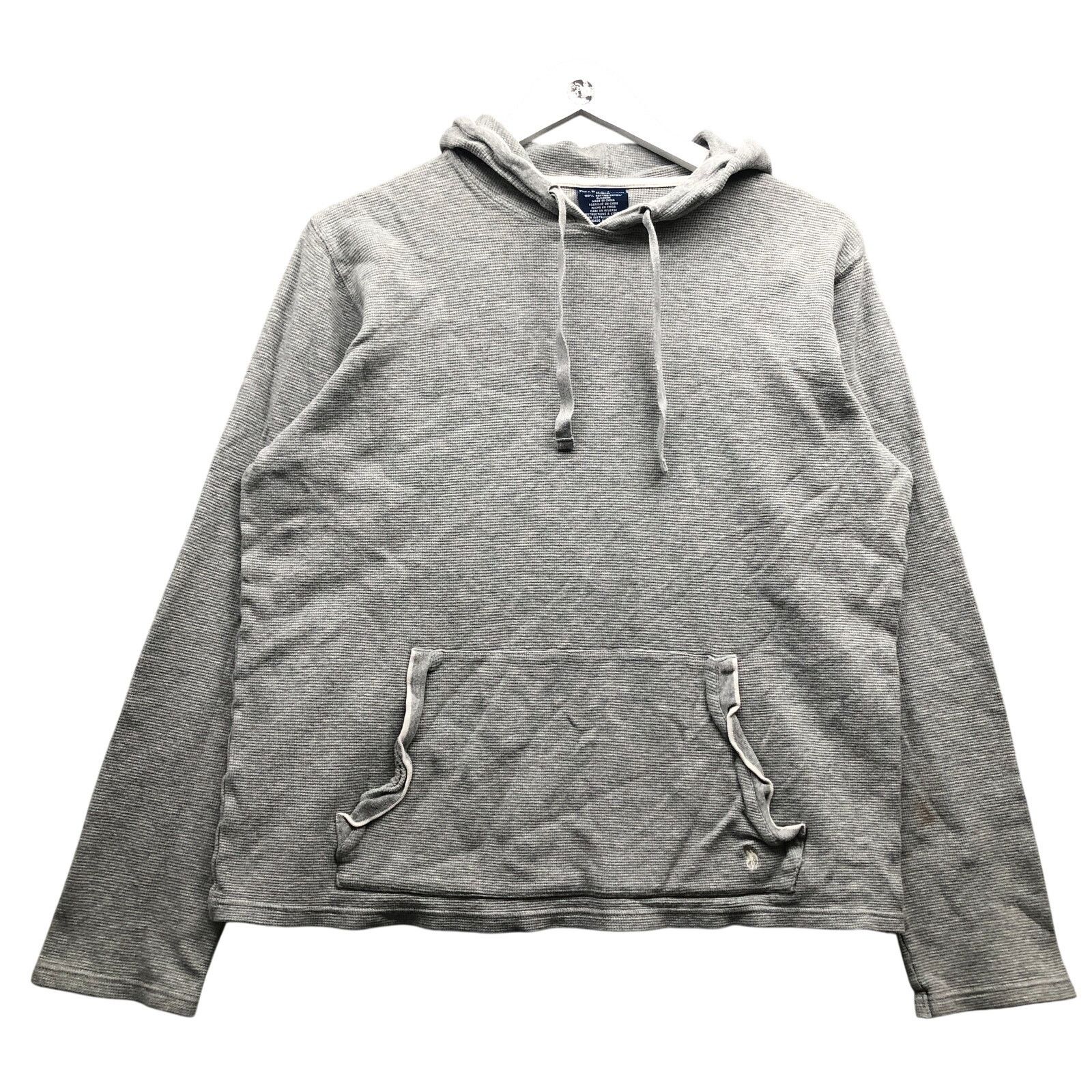 Polo Ralph Lauren Polo Ralph Lauren Thermal Hooded Shirt Men's Medium M Gray Size US M / EU 48-50 / 2 - 1 Thumbnail