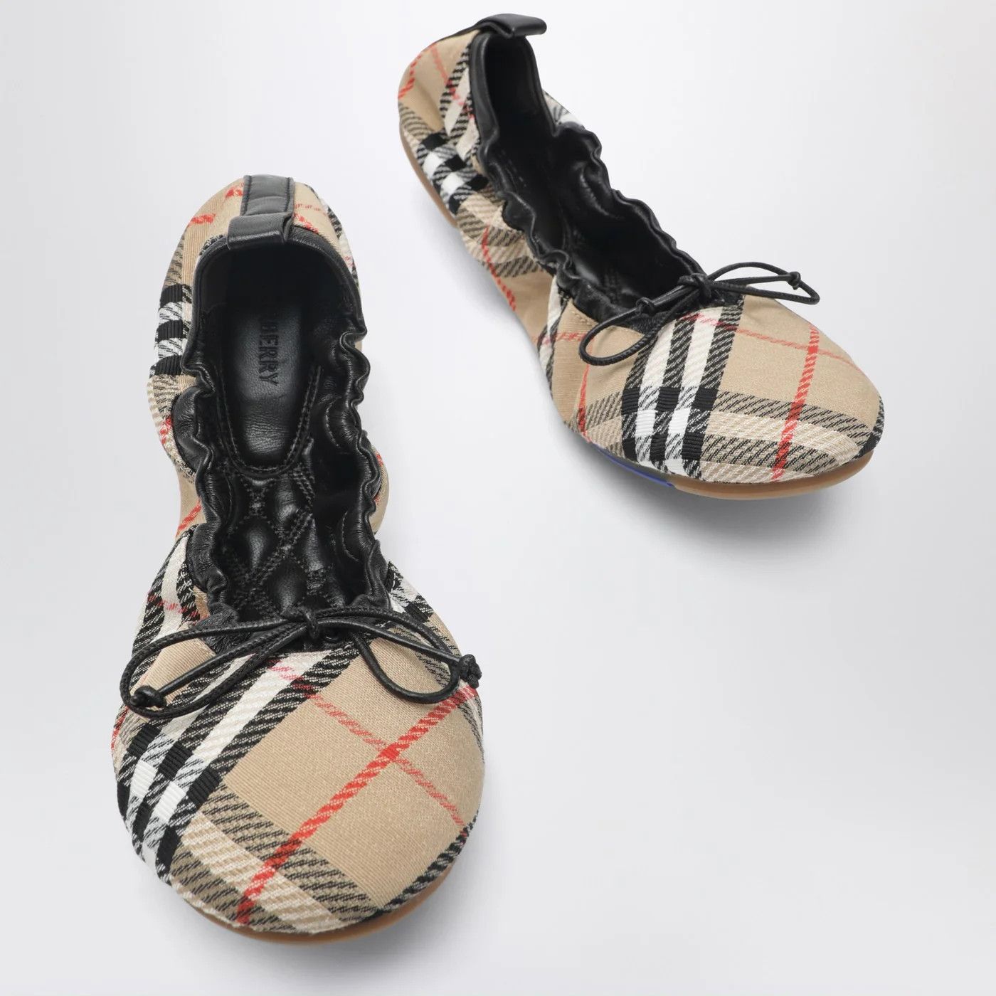 Burberry o1d2blof0426 Check Ballet Flats in Multicolor Size US 7.5 / IT 37.5 - 5 Thumbnail