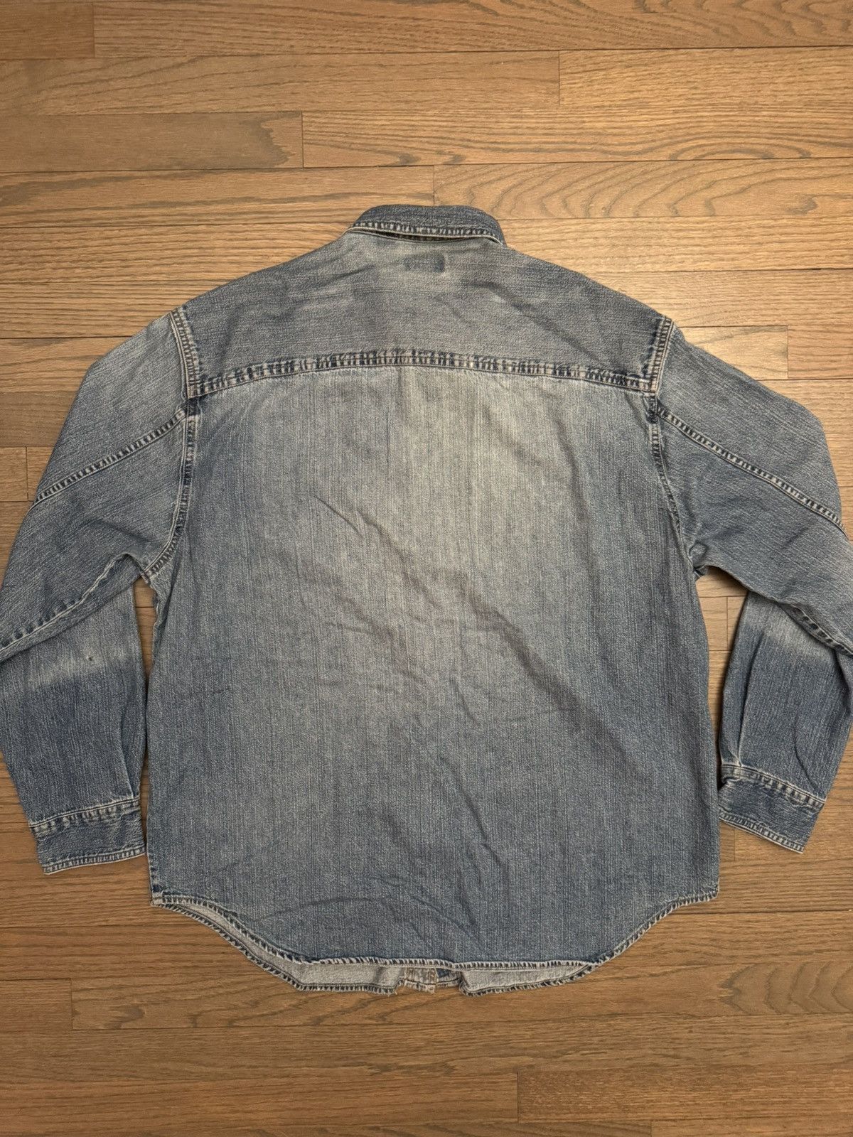 Levi's × Vintage Vintage Levi’s Denim Shirt Size US L / EU 52-54 / 3 - 3 Thumbnail