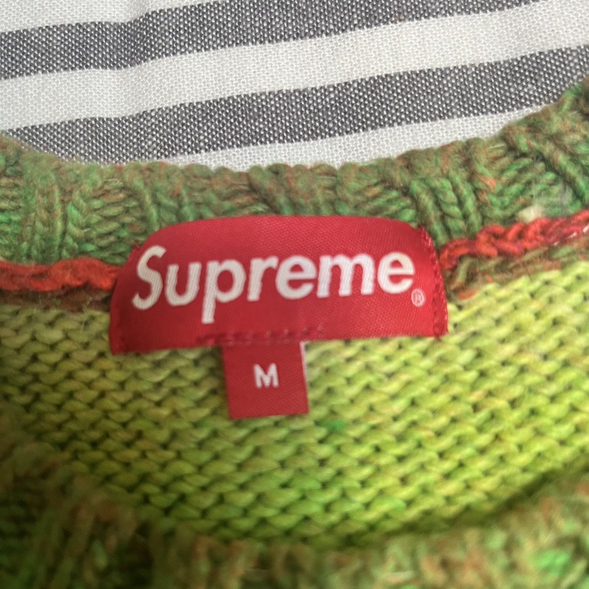 Supreme Gradient Stripe Sweater SUPREME - F/W 22' | Grailed