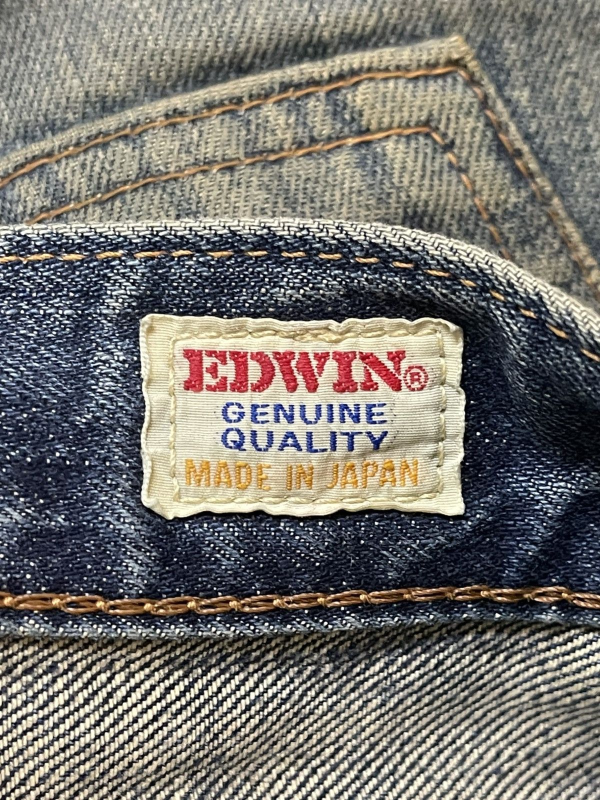 Edwin Vintage Japan Edwin Mud Wash Painted Style Distress Jeans Size US 32 / EU 48 - 10 Thumbnail