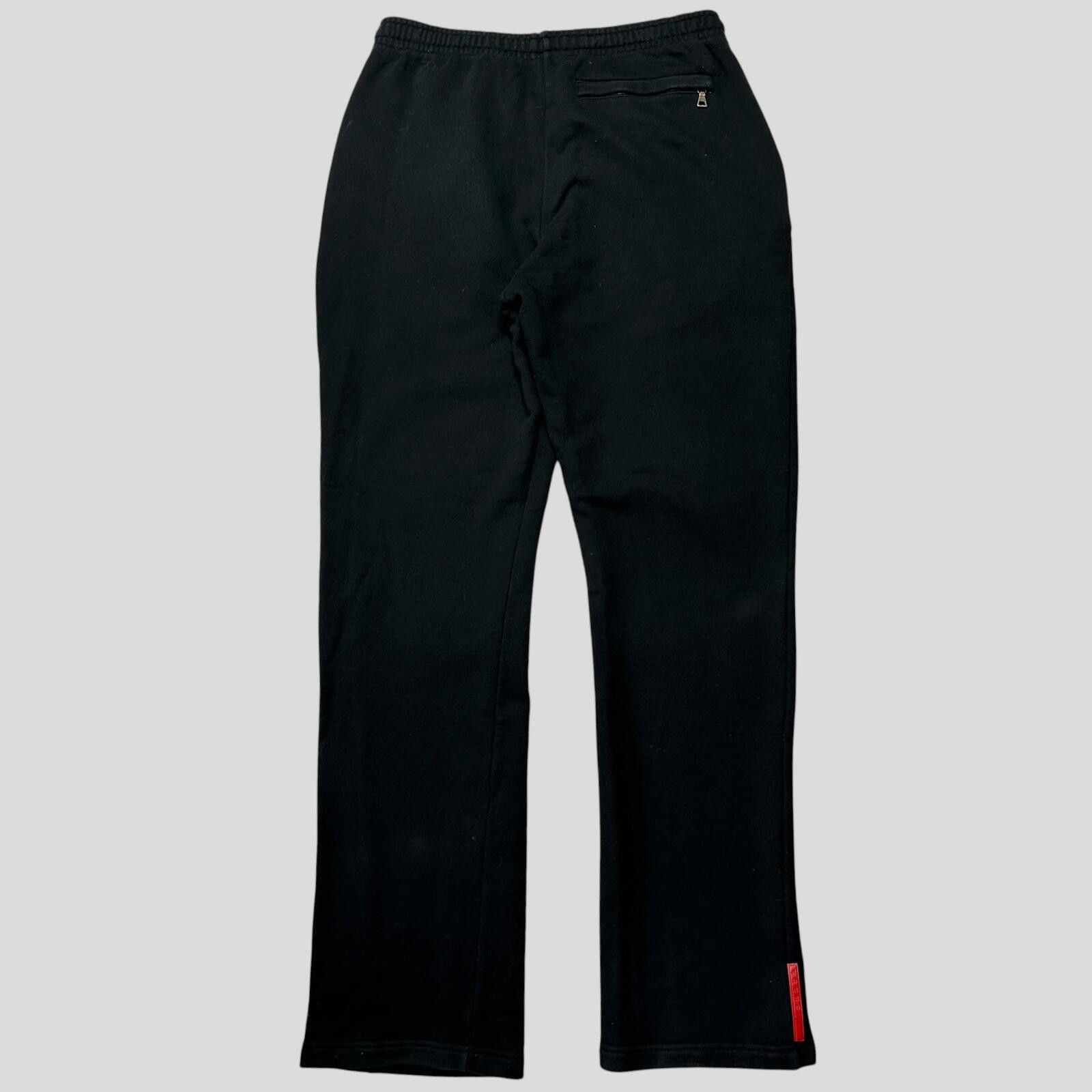 Prada Prada Sport 2006 Black Cotton Jogger Tracksuit Bottoms - M/L Size US 30 / EU 46 - 5 Thumbnail