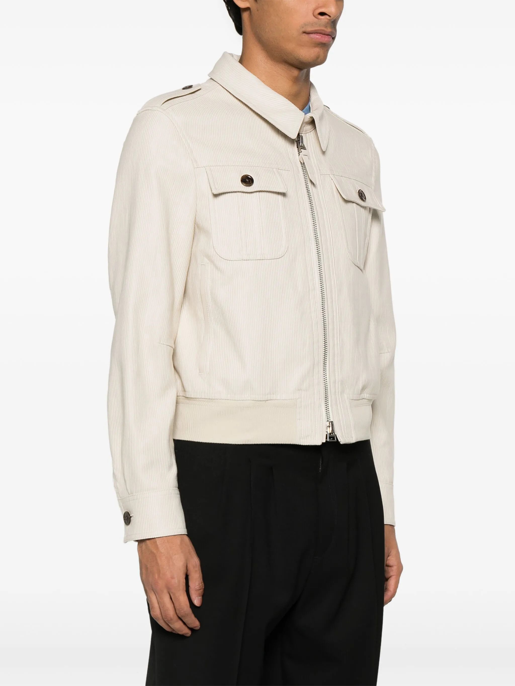 Tom Ford o1w1db10925 OBS054 Battle Jacket in Sand Size US XXL / EU 58 / 5 - 3 Thumbnail