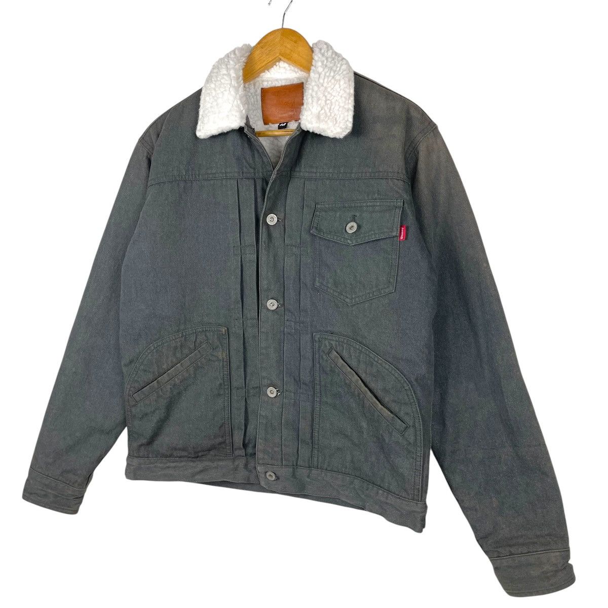 💥 STUSSY TRUCKER TYPE 2 SHERPA JACKET