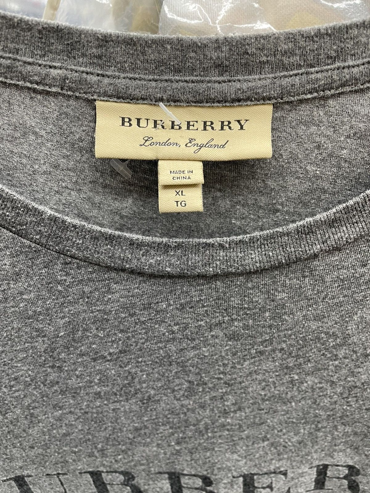 Burberry Burberry London Grey Tee Size US XL / EU 56 / 4 - 3 Thumbnail