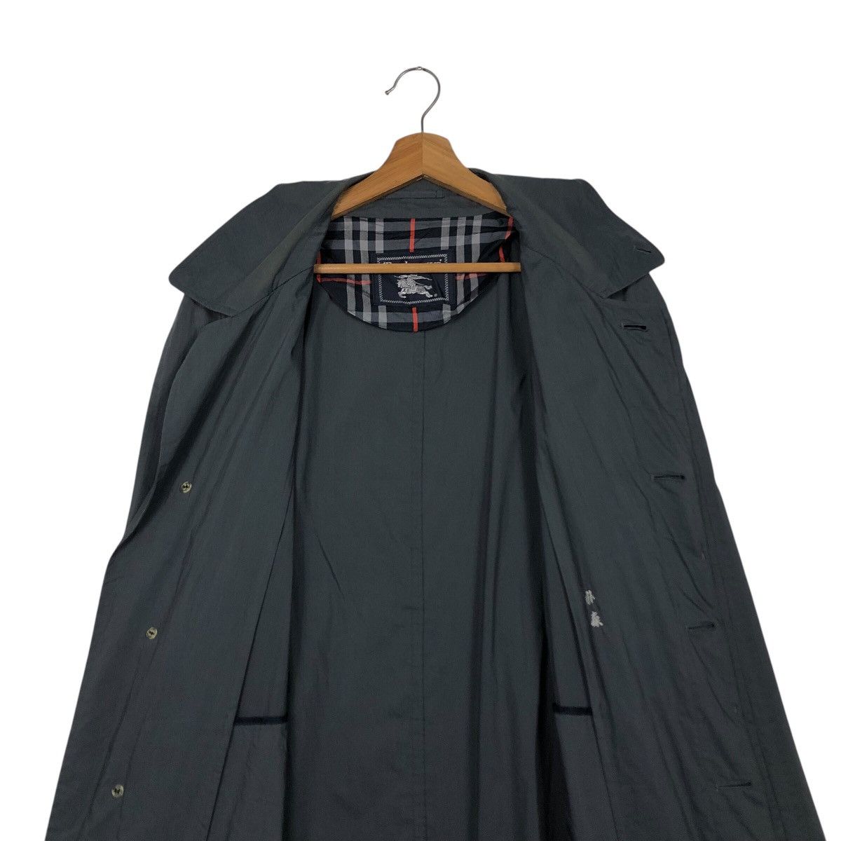 Burberry 📌Vintage Long Coats Jacket Burberrys Nova Check Trench Coat Size US M / EU 48-50 / 2 - 16 Thumbnail