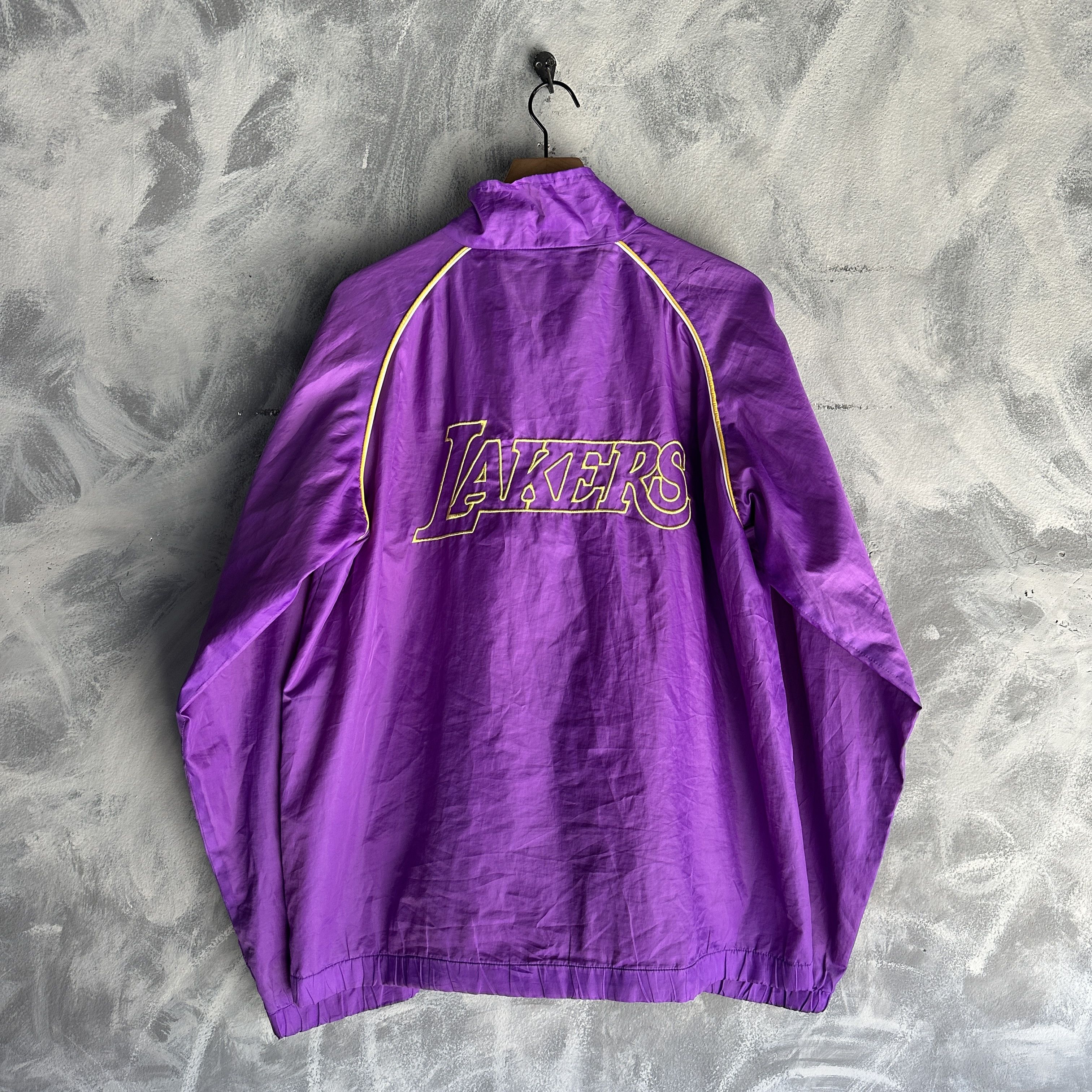 G-III Vtg Los Angeles Lakers Jacket Mens Carl Banks G-lll Size US L / EU 52-54 / 3 - 7 Thumbnail