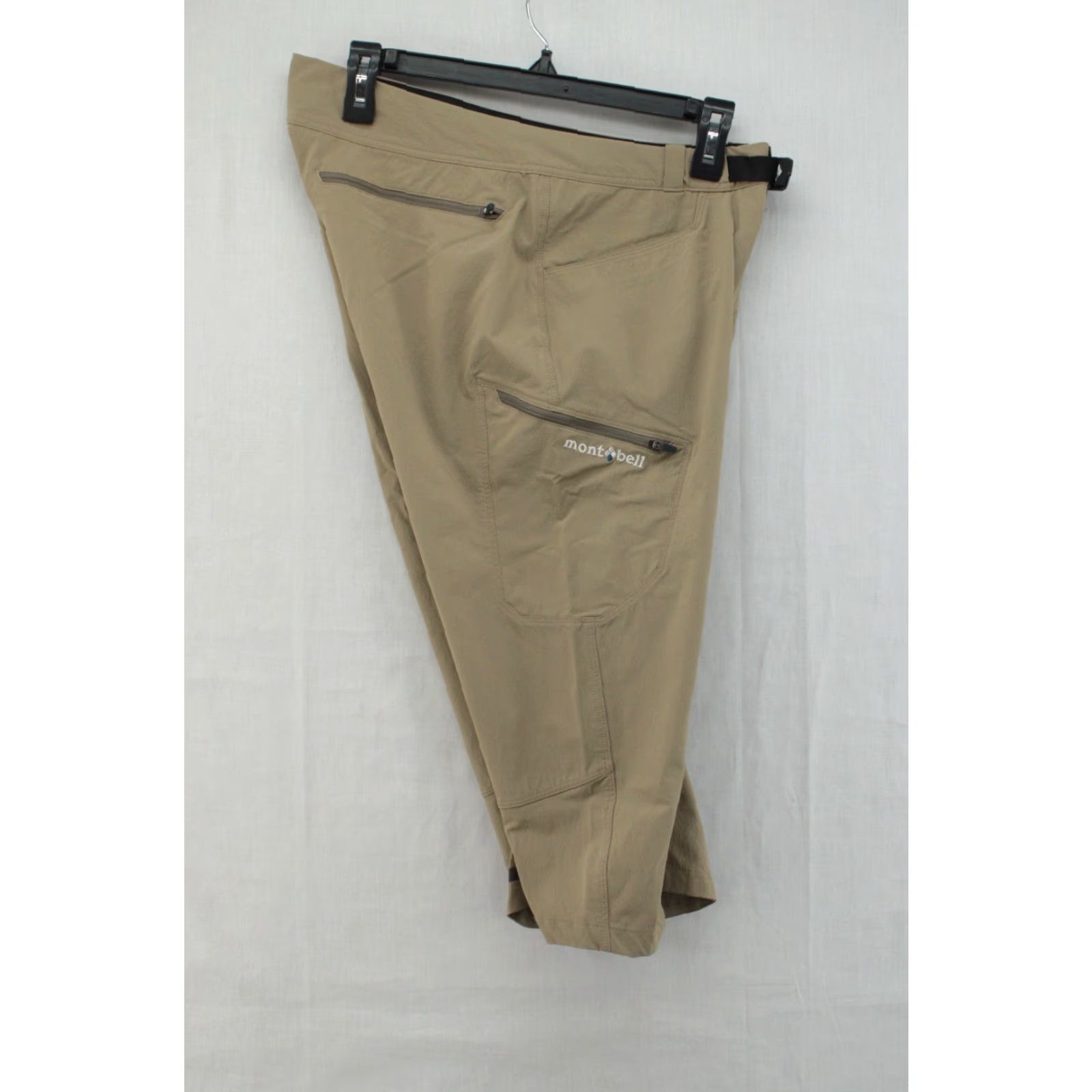 Montbell VINTAGE Mont Bell Hiking Shorts Men S Tan Nylon Belted 17" Inseam Beige 4-Way Stretch Cargo Pocket Mens Size US 29 - 7 Thumbnail
