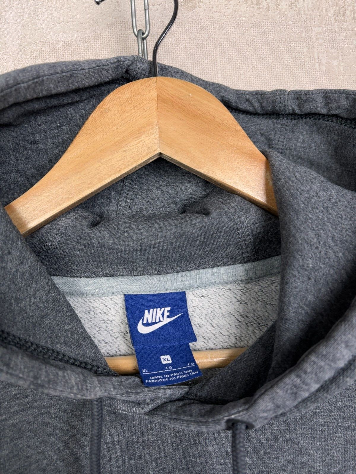 Nike Vintage Nike Hoodie Small Swoosh Size US XL / EU 56 / 4 - 7 Thumbnail