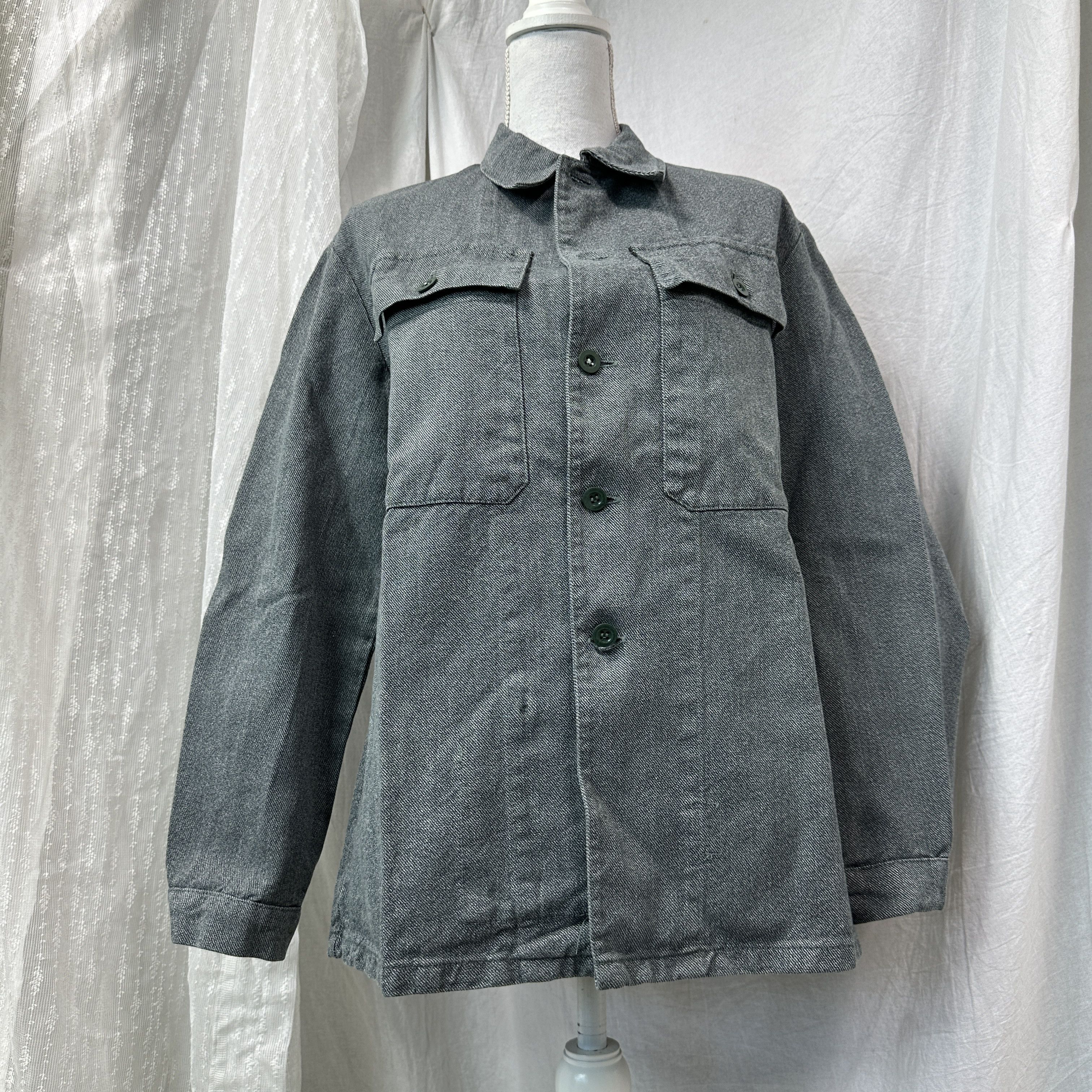 Vintage Military Styled Swiss Army Utility Jacket 60s