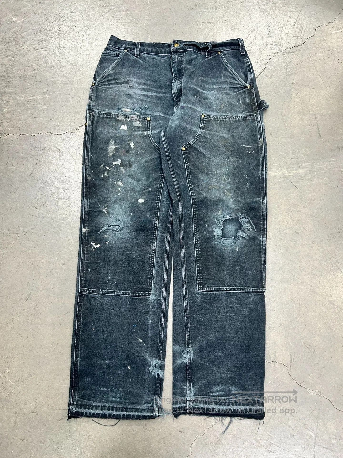 Vintage Vintage Carhartt B01 Black Faded. Size US 28 / EU 44 - 1 Thumbnail