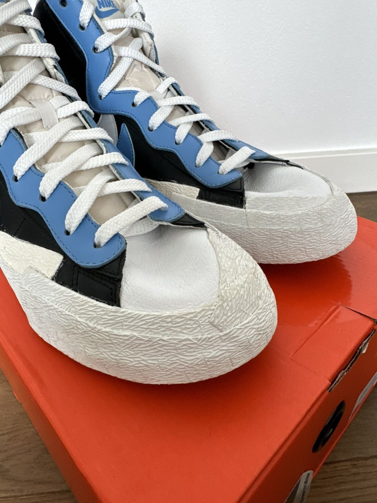 Nike × Sacai Nike Sacai Blazer Mid Blue Size US 11.5 / EU 44-45 - 5 Thumbnail