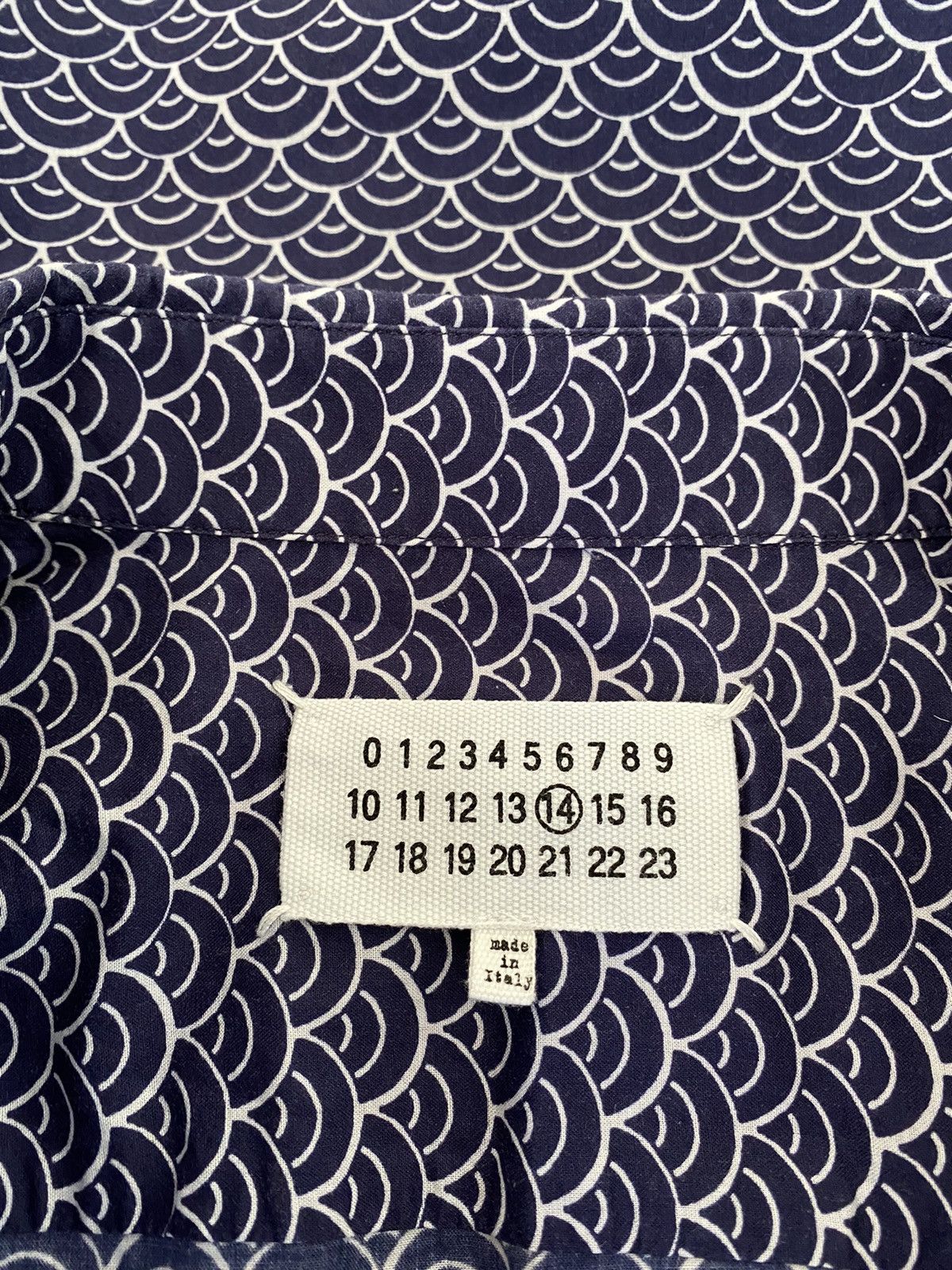 Maison Margiela Maison Martin Margiela Cotton Navy Shirt Size:40 Size US M / EU 48-50 / 2 - 9 Thumbnail