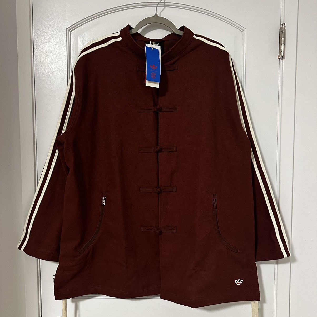 Adidas × CLOT Adidas Edison Chen CLOT Track Tang Jacket, A 2XL (US XL) Size US XL / EU 56 / 4 - 1 Thumbnail