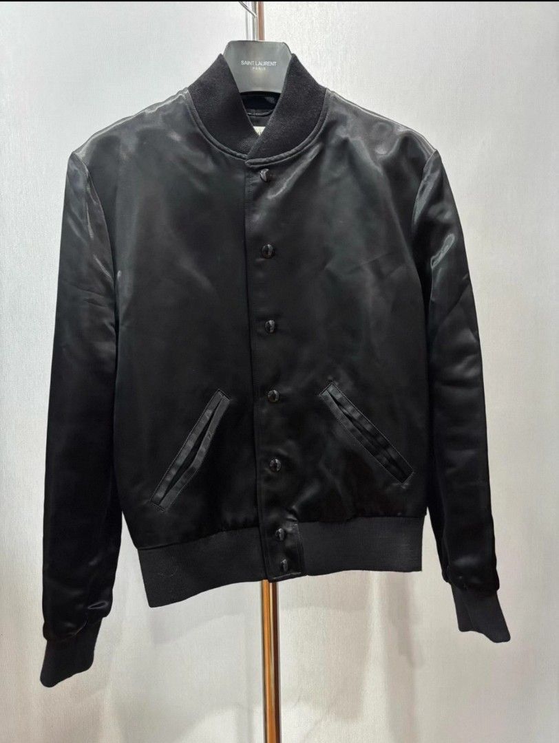 Saint Laurent Paris SS17 Saint Laurent "Sweet Dreams" Shark Bomber Jacket Size US XXS / EU 40 - 2 Thumbnail