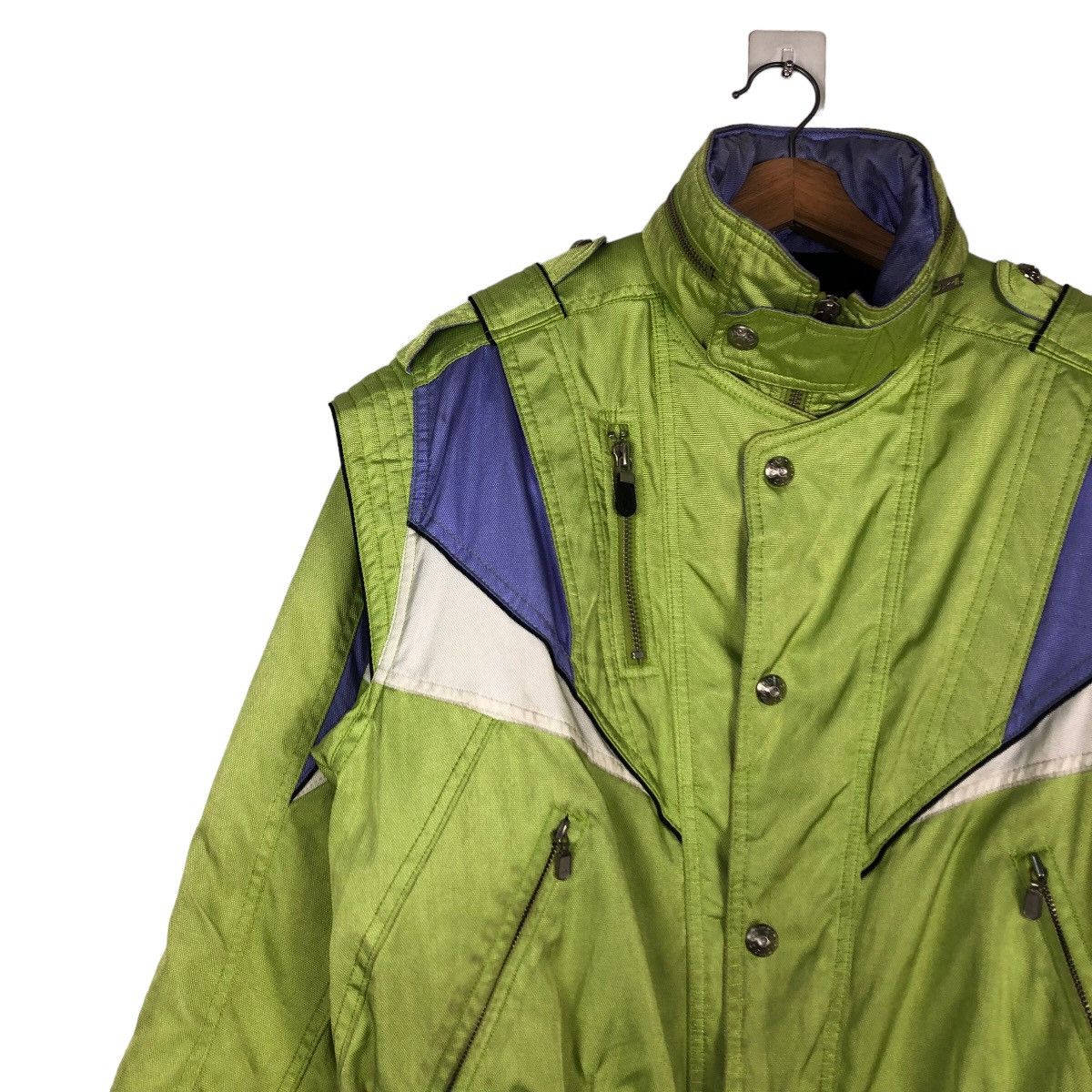 Japanese Brand 🔥Cropped Biker Ski Jacket Cismon Japan Issey Miyake Belted Size US M / EU 48-50 / 2 - 7 Thumbnail