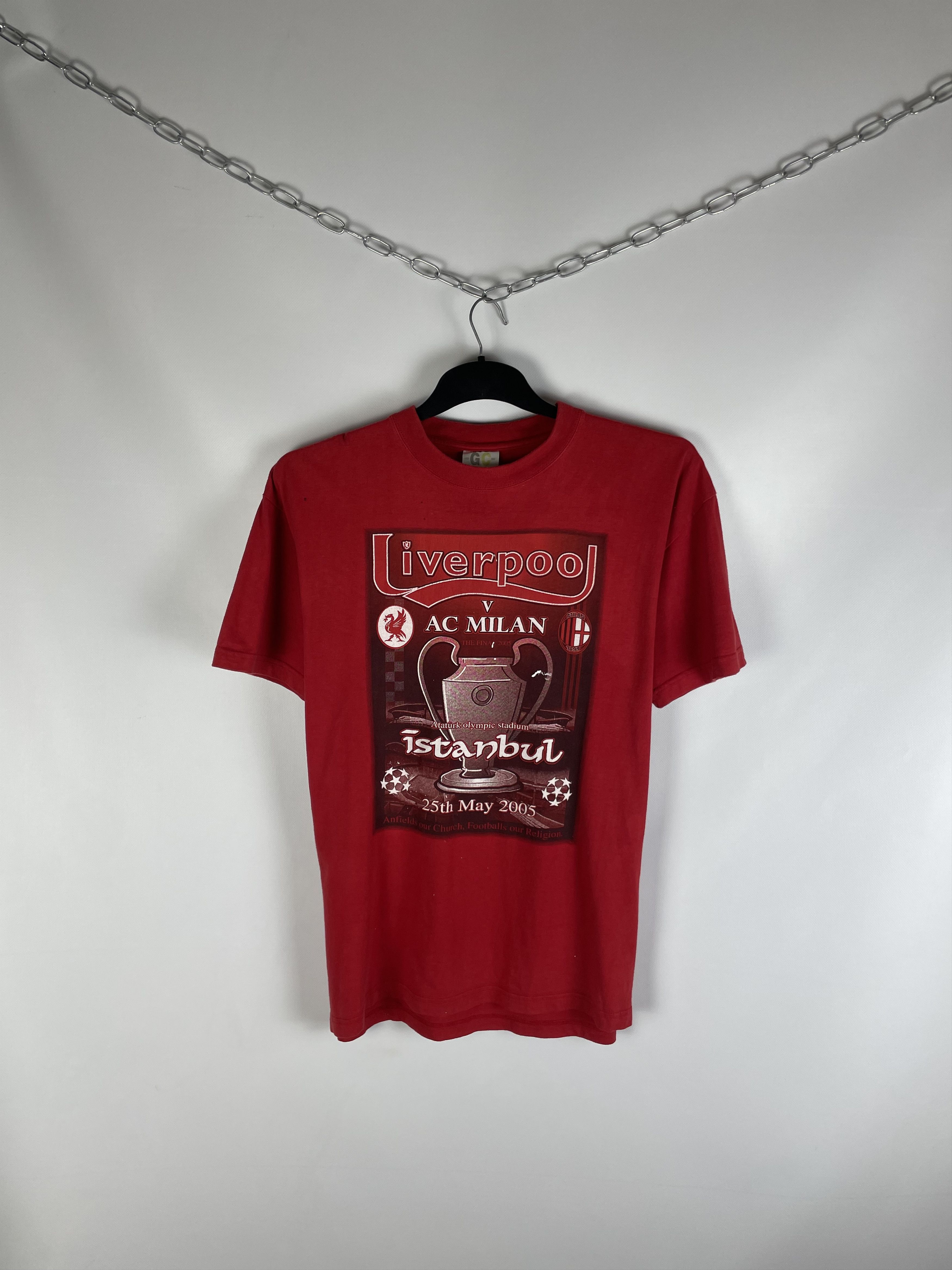 Vintage Vintage Liverpool AC Milan 2007 Final Champions League Tee Size US L / EU 52-54 / 3 - 1 Thumbnail