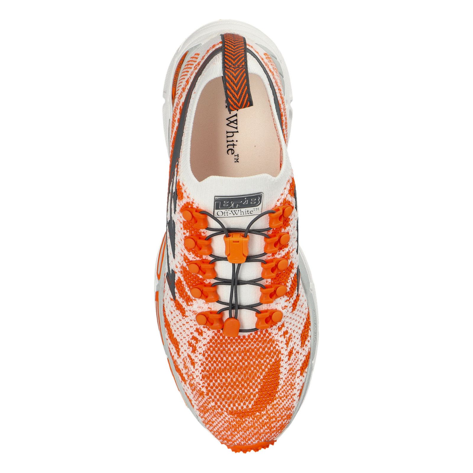 Off-White OFF-WHITE Be Right Back Knit Orange Sneakers New & Authenti Size US 8 / IT 38 - 4 Thumbnail
