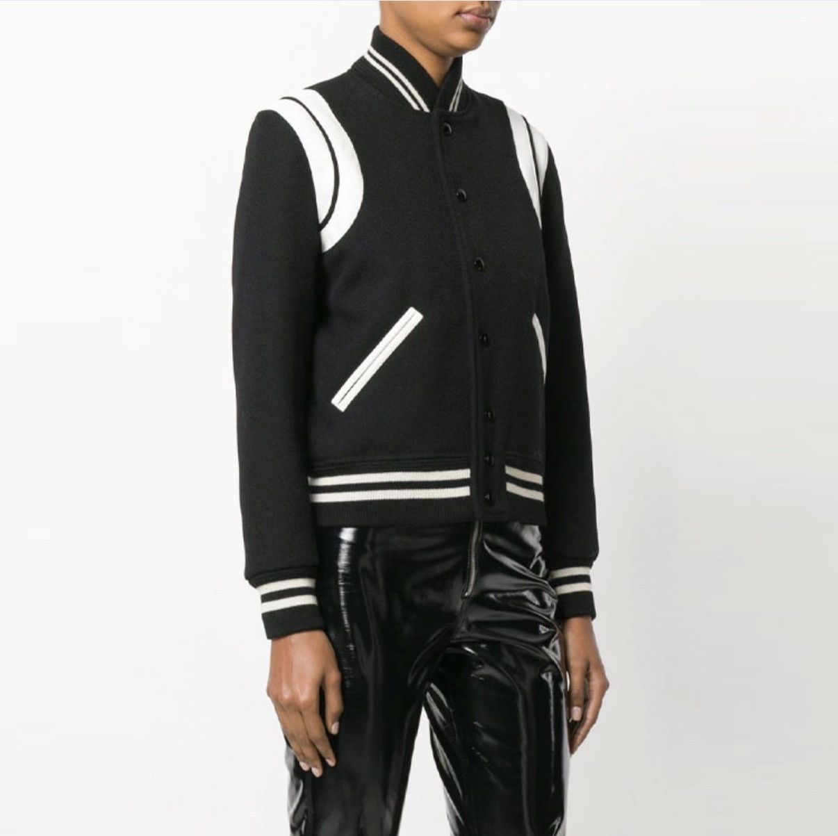 Saint Laurent Paris Saint Laurent 2015 Teddy Varsity Jacket Size XS / US 0-2 / IT 36-38 - 5 Thumbnail