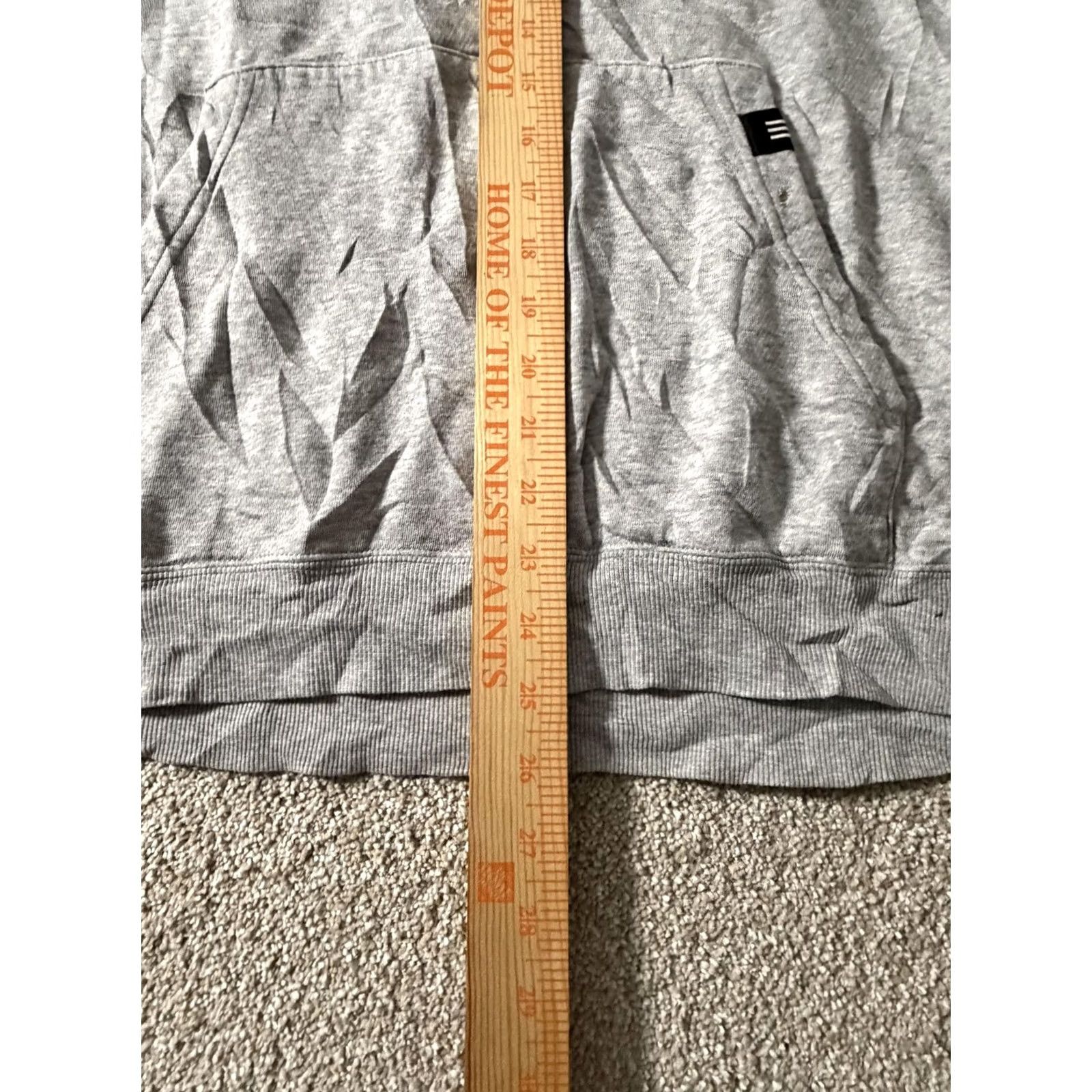Adidas Adidas Hoodie Mens 3XL Gray Fleece Pullover Kangaroo Pocket Logo Sweatshirt Size US XXL / EU 58 / 5 - 5 Thumbnail