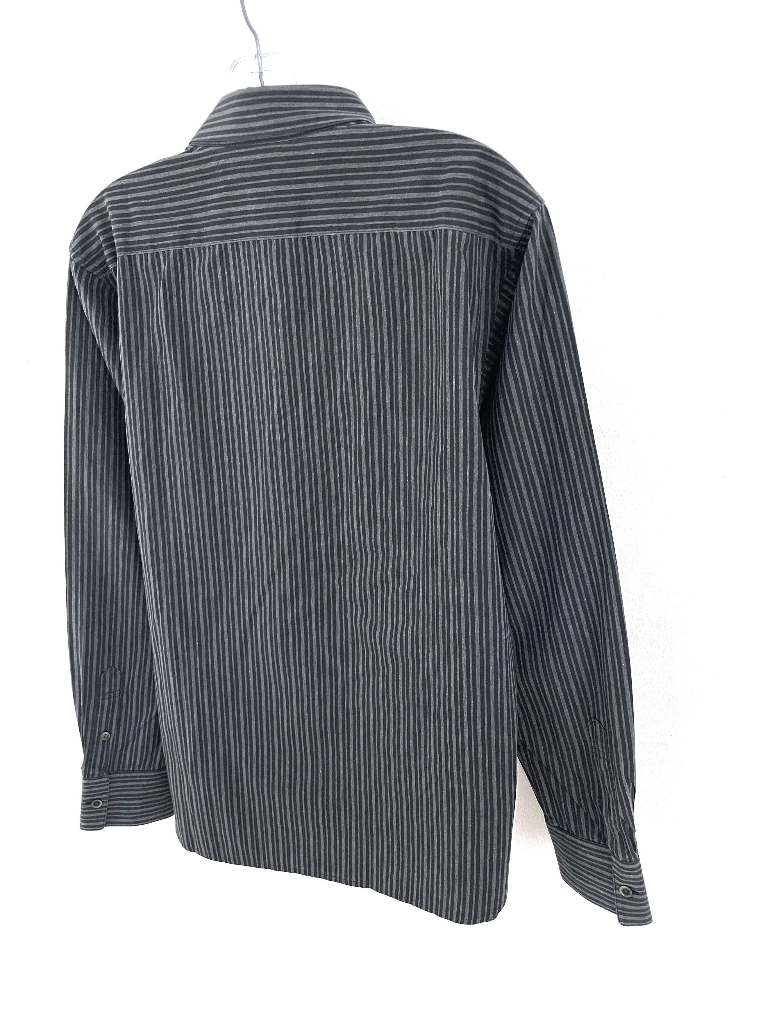 Yohji Yamamoto AAR Striped Shirt Size US L / EU 52-54 / 3 - 8 Thumbnail