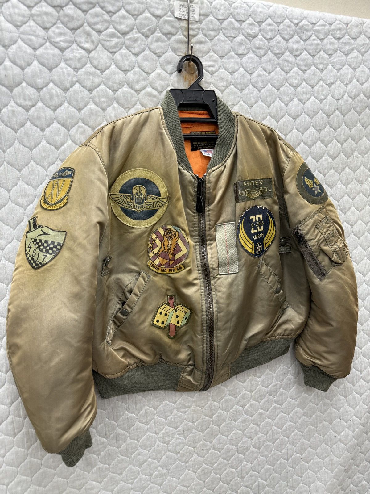 Avirex 💥🔥💥ARCHIVE VTG AVIREX MA1 BOMBER JACKET Size US L / EU 52-54 / 3 - 2 Thumbnail