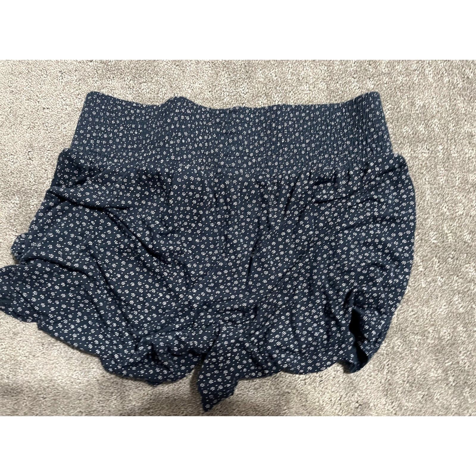 H&M H&M Shorts Pull On Casual Lightweight Small All Over Print Cheetah Blue Women S Regular Waist 26in High Rise Band Style Hot Pants Size 28" / US 6 / IT 42 - 2 Thumbnail