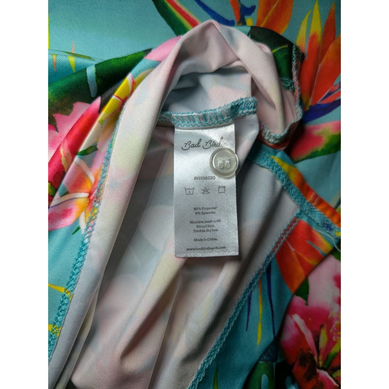 Bad Birdie Bad Birdie Polo Golf Shirt Men's Medium Stretch Tropical Size US M / EU 48-50 / 2 - 6 Thumbnail