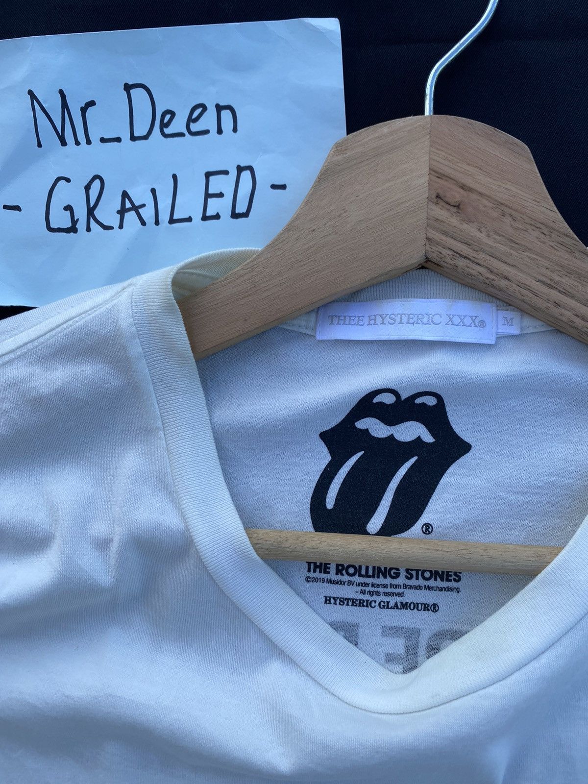 Hysteric Glamour Rare Mick Jagger The Rolling Stones Hysteric Glamour Tee Size US S / EU 44-46 / 1 - 10 Thumbnail