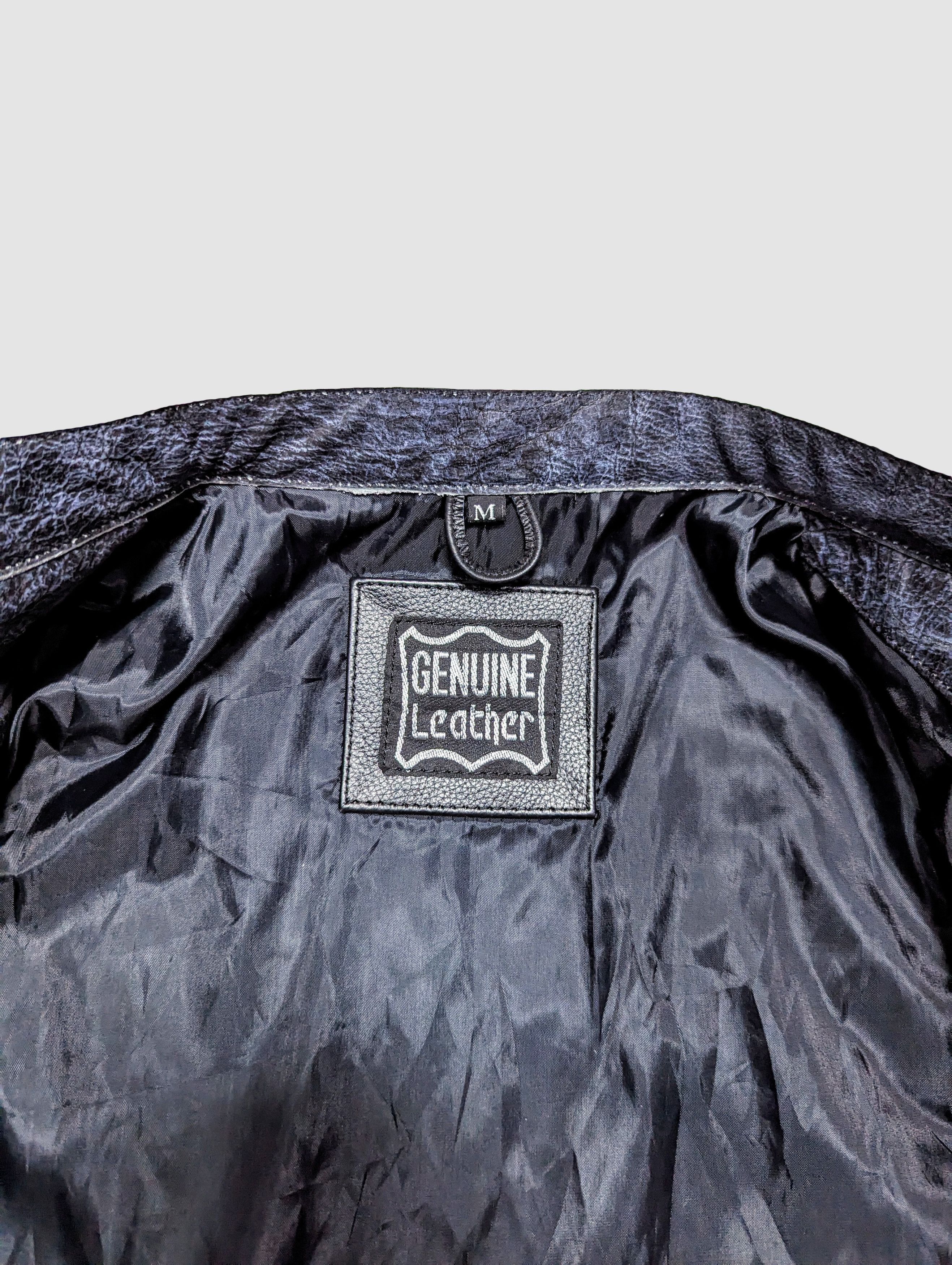 Vintage MARLBORO RARE VINTAGE LEATHER JACKET HYPE Size US L / EU 52-54 / 3 - 9 Thumbnail