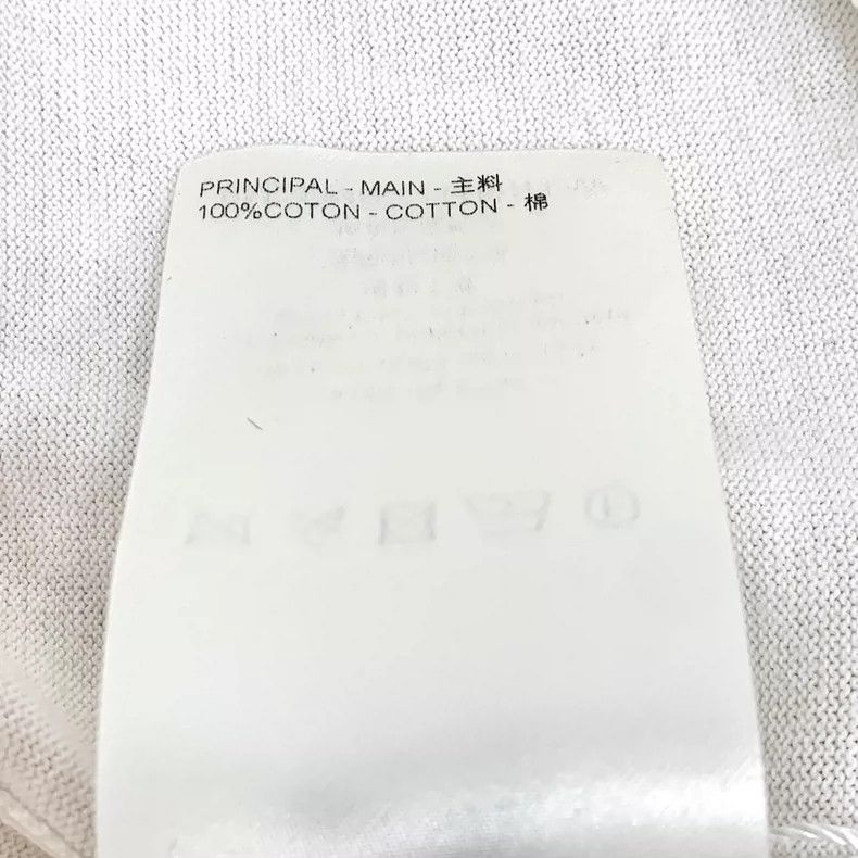Louis Vuitton Louis Vuitton 24 white monogrammed cotton crew neck short Size US XL / EU 56 / 4 - 7 Thumbnail