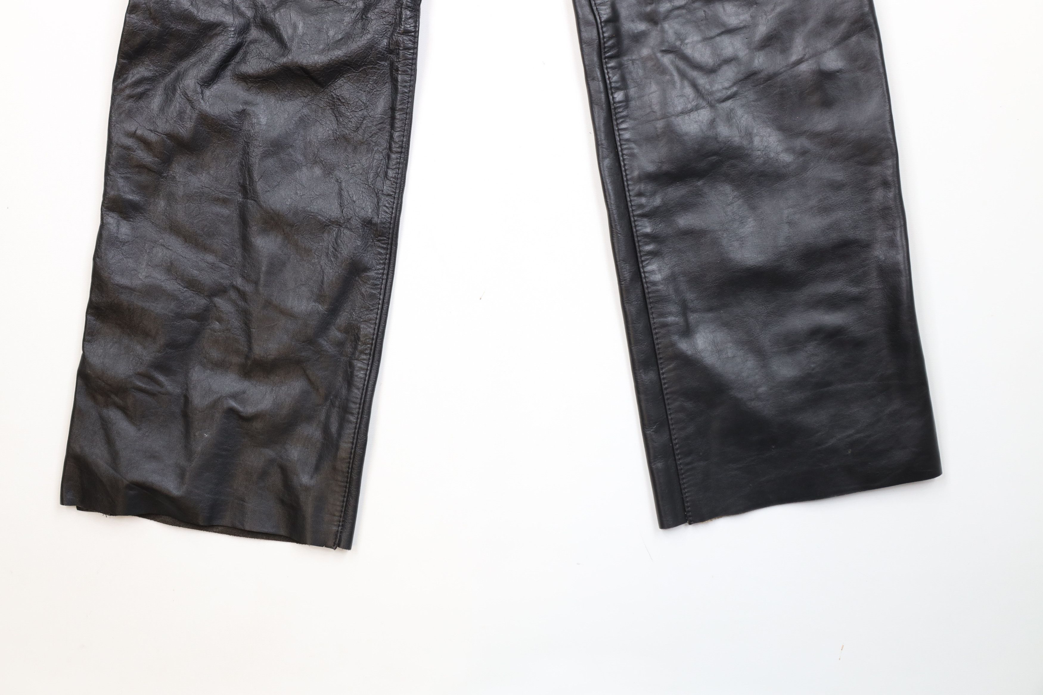 Vintage Vintage 70s Streetwear Leather Motorcycle Chaps USA Dom Size US 30 / EU 46 - 4 Thumbnail