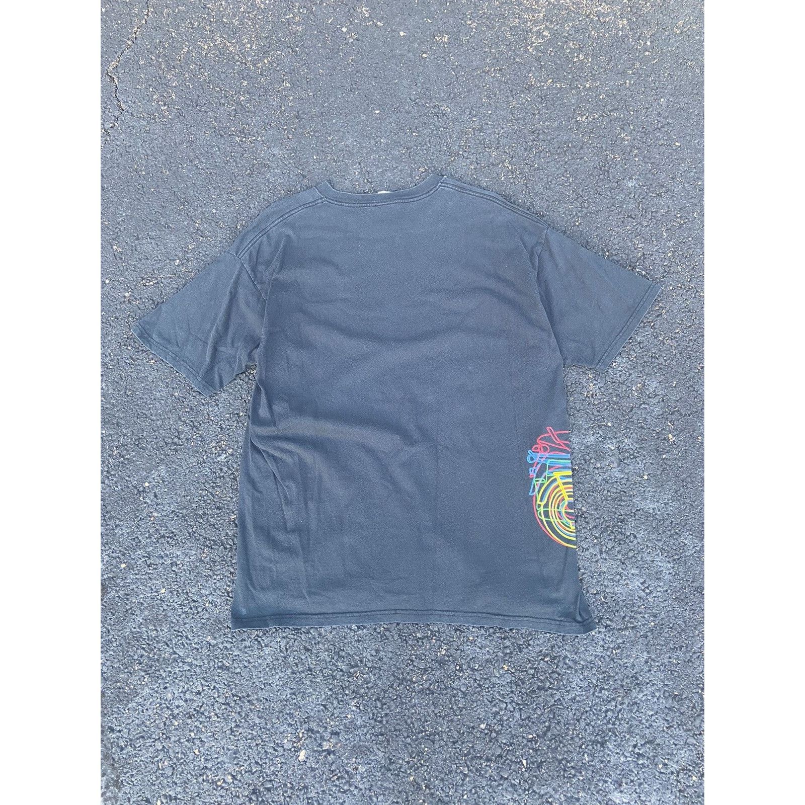 Harley Davidson × Vintage Crazy Vintage 90’s Harley Style Motorcycle Faded T-Shirt XL Size US XL / EU 56 / 4 - 4 Thumbnail